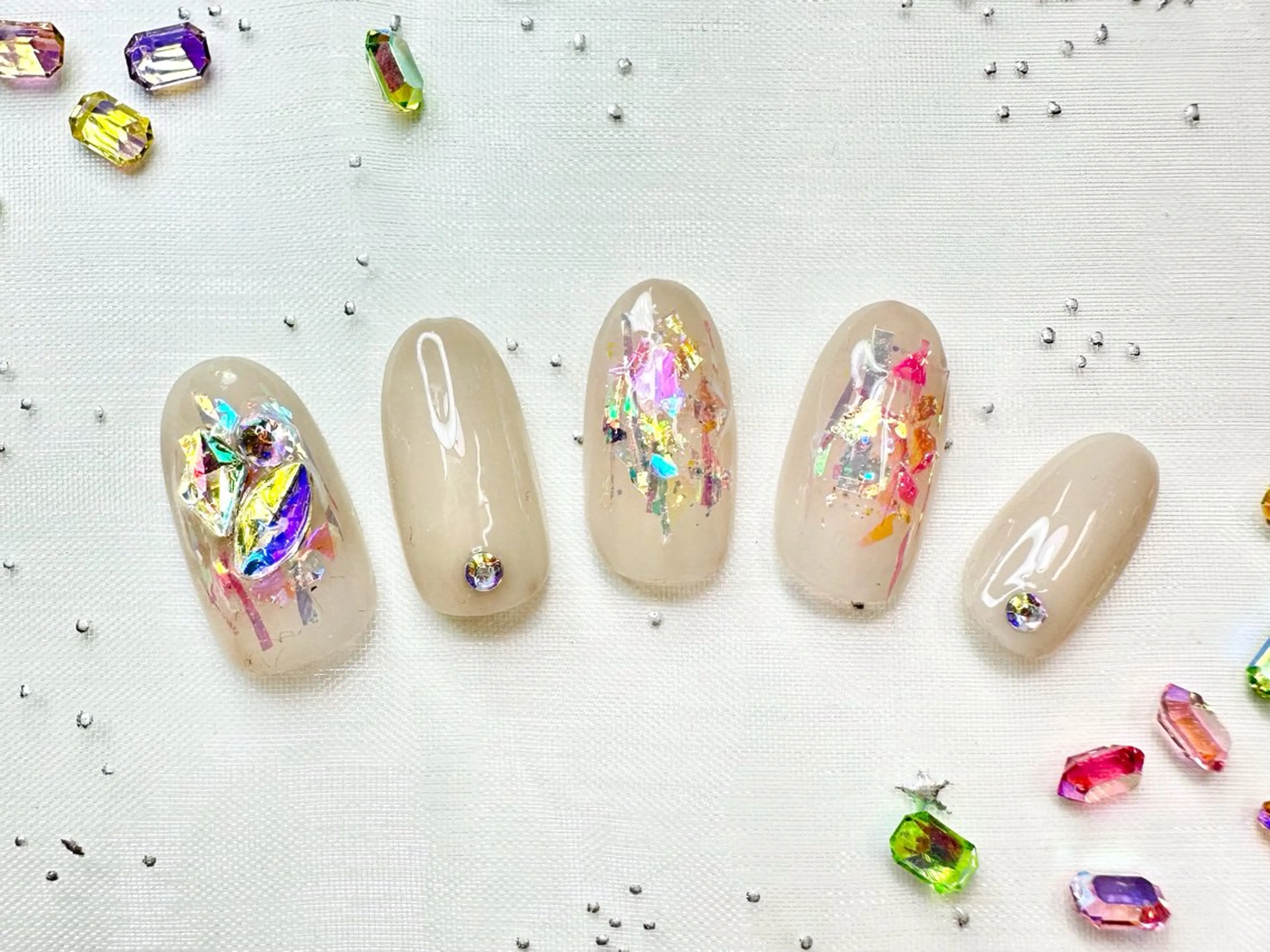 ネイル ネイルPetit Ribbonのネイルデザイン