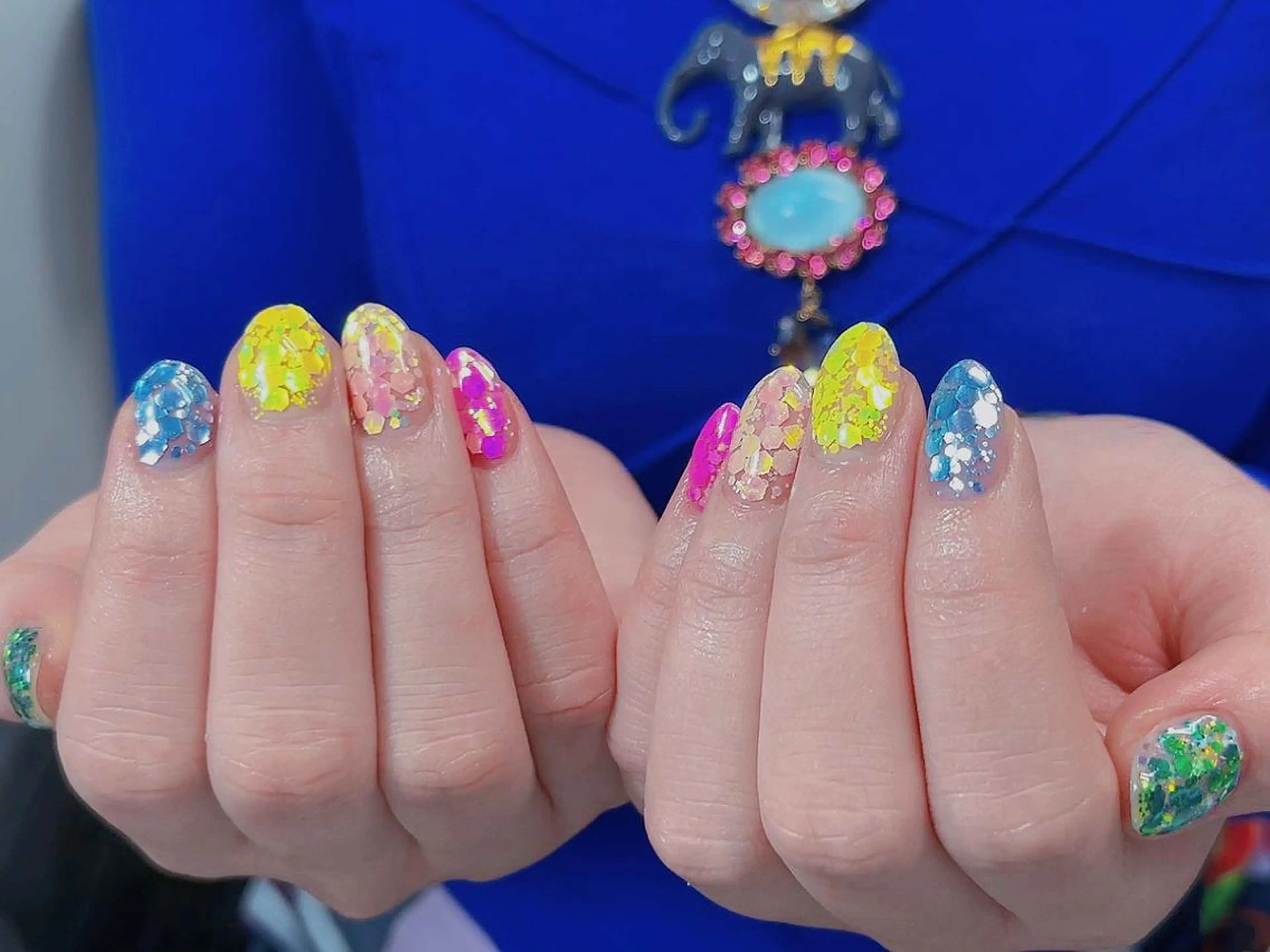 ショート ハンドネイル Diamond ✨のネイルデザイン