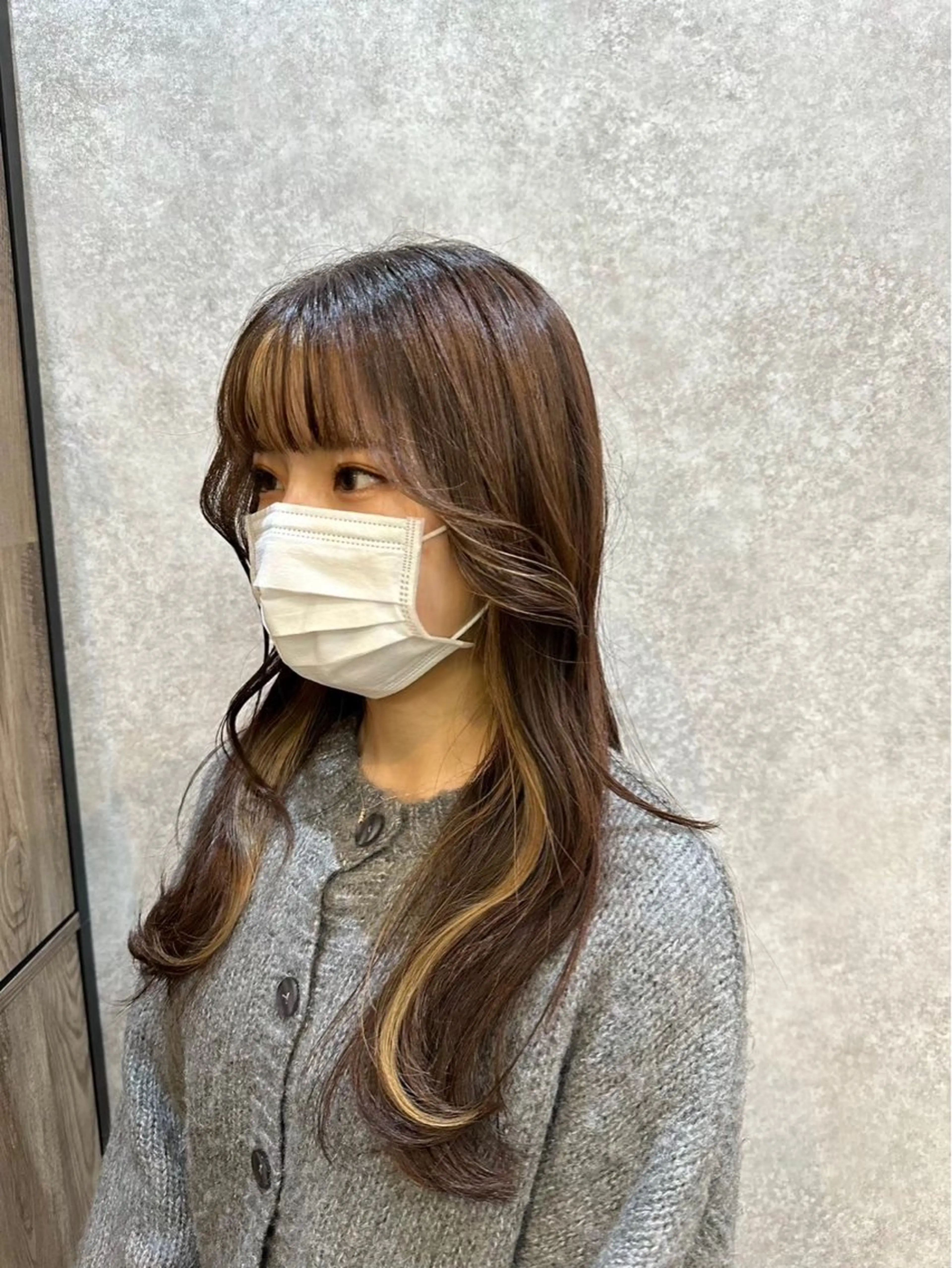 カット＋インナーカラー＋トリートメントの写真