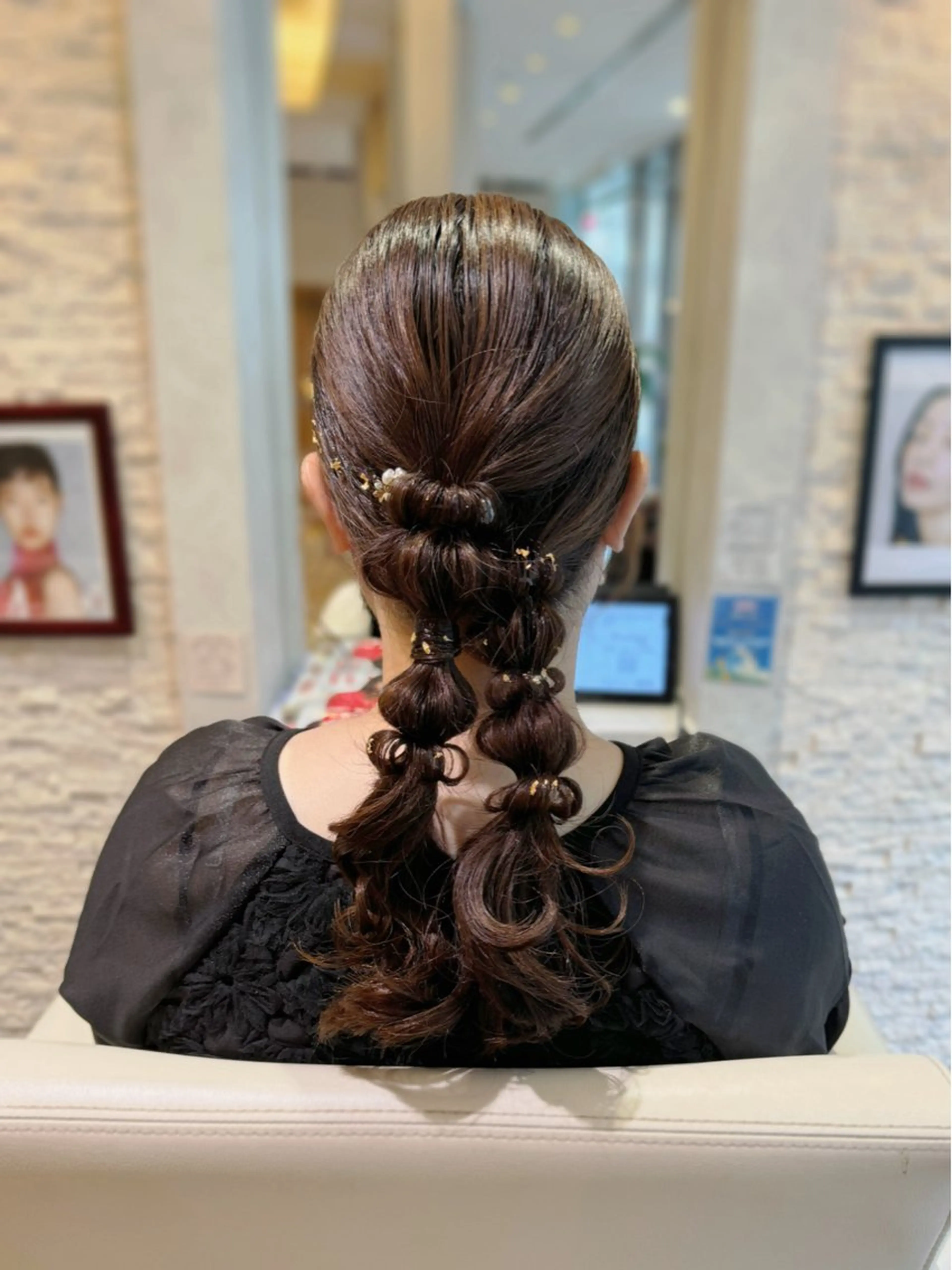 ロング ヘアアレンジ ヘアセット 本多 美羽のヘアスタイル