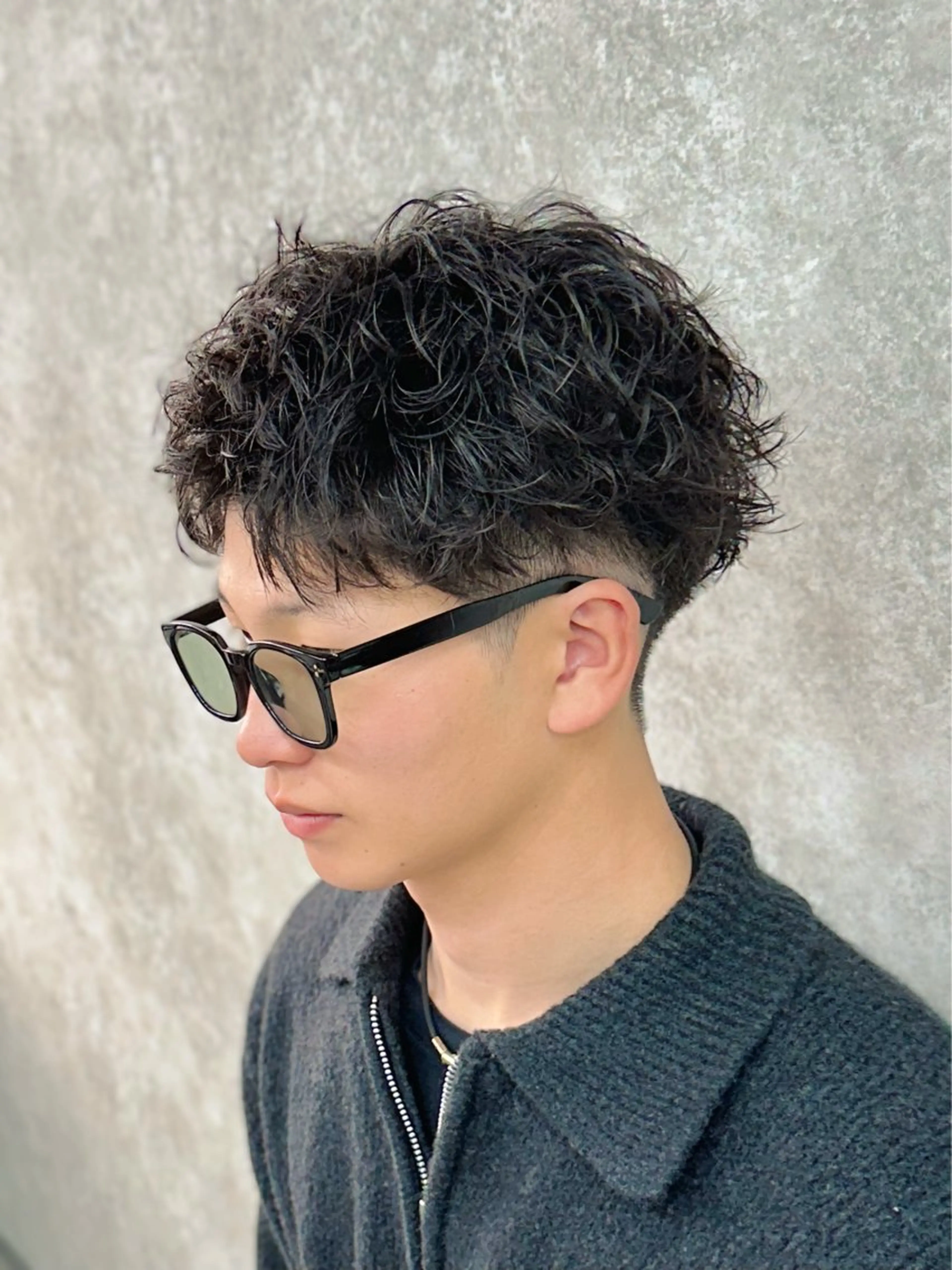 パーマ メンズ メンズパーマ カット パーマ GLOW所属・【メンズ専門】中本 翔大のヘアスタイル