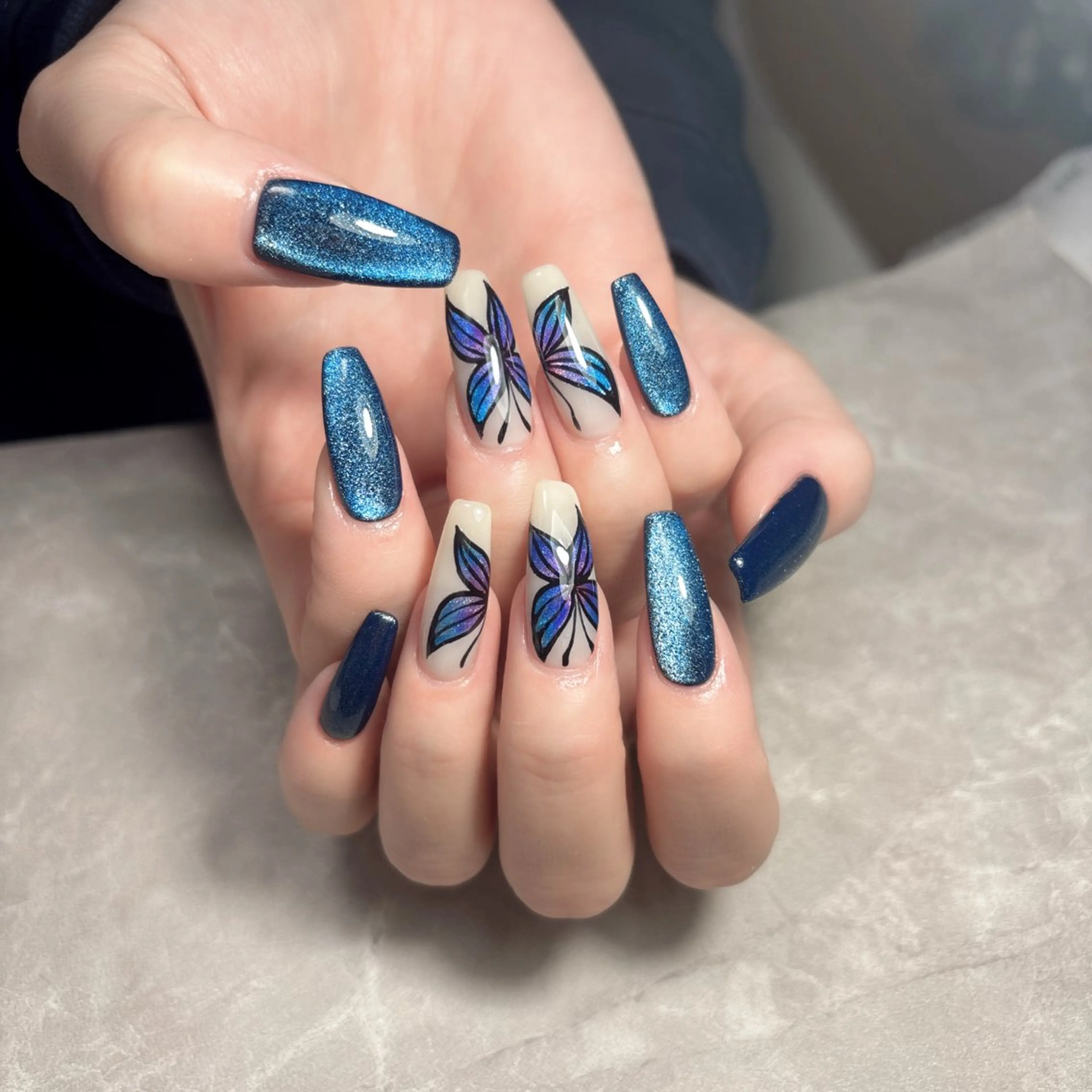 ネイル マグネットネイル ハンドネイル Room nailのネイルデザイン