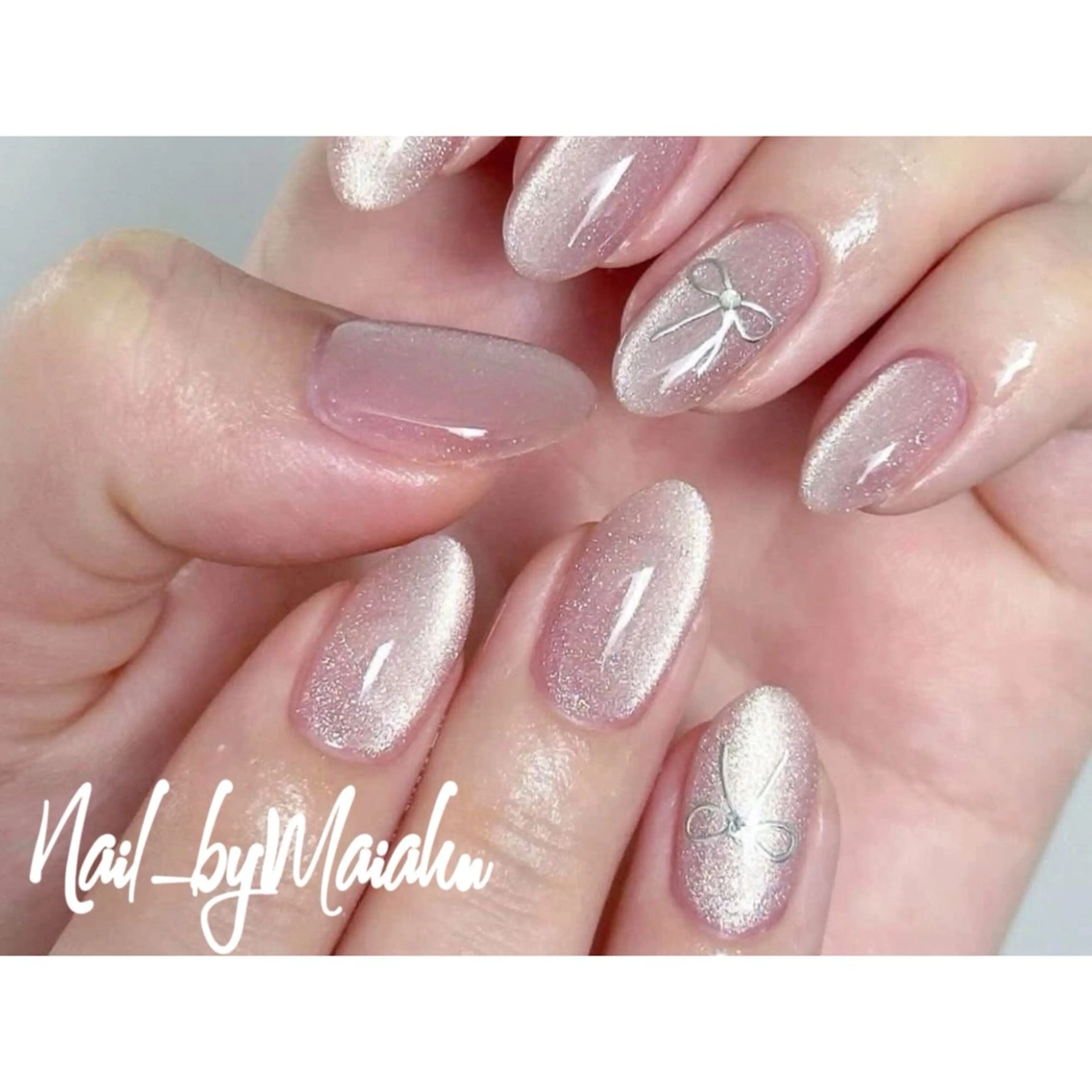ネイル ハンドネイル ⏦マイアン 𐙚 NUDGE⏦のネイルデザイン