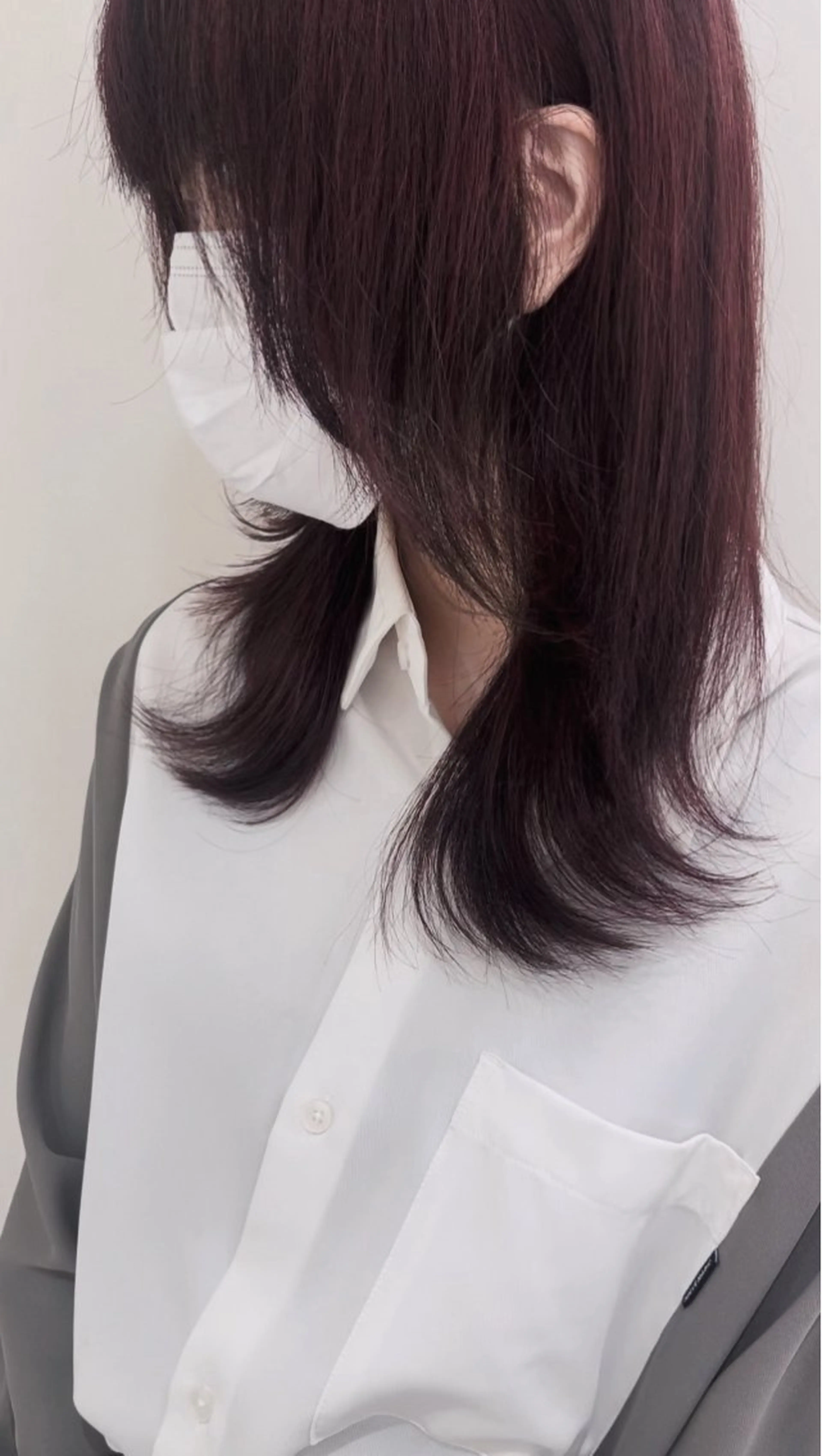 セミロング カラー 💖大人韓国ヘア💖 韓国艶カラー【銀座】のヘアスタイル