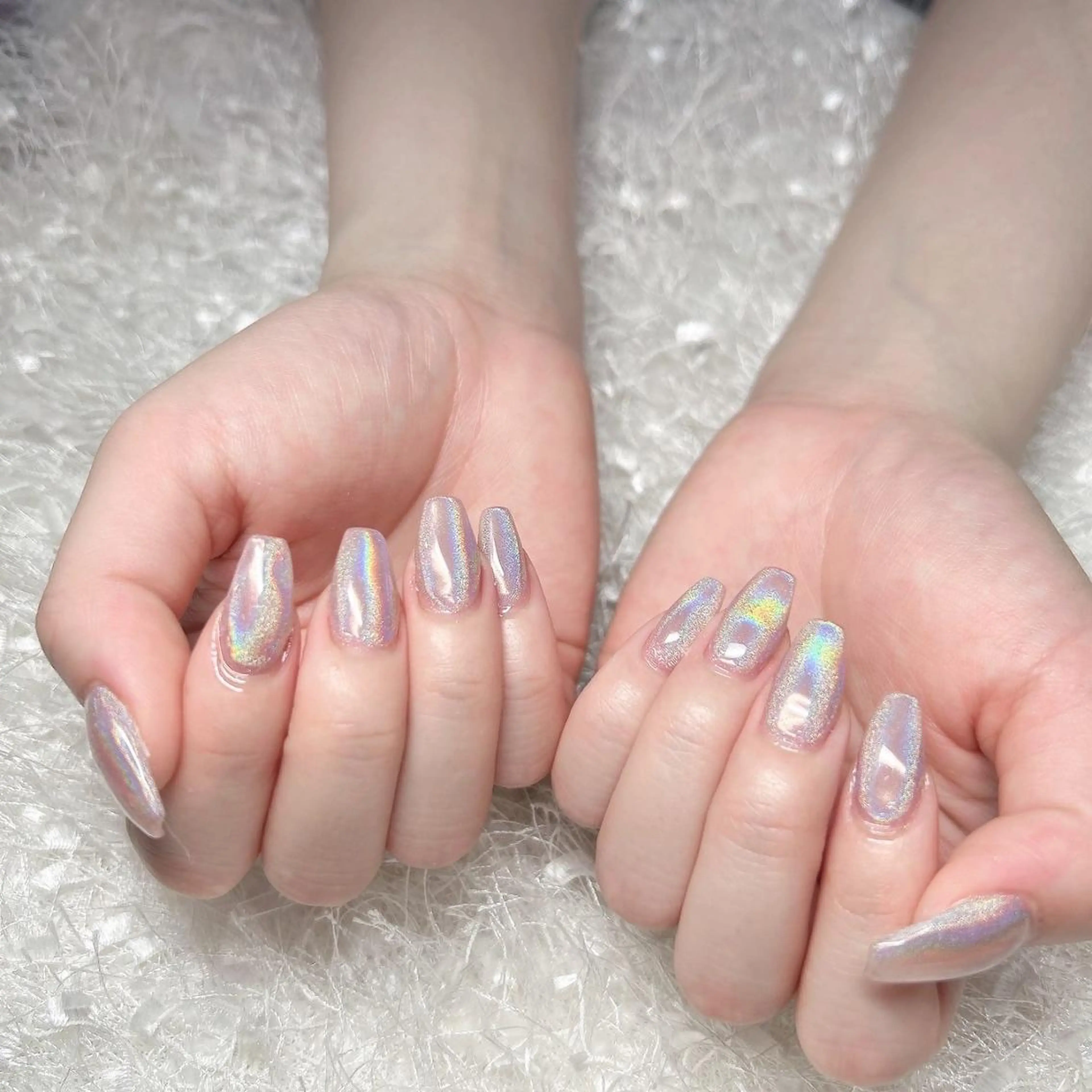 ネイル 長さ出し フレンチネイル ジェルネイル グラデーション 韓国ネイル ハンドネイル Nail&eye Belire 新宿のネイルデザイン