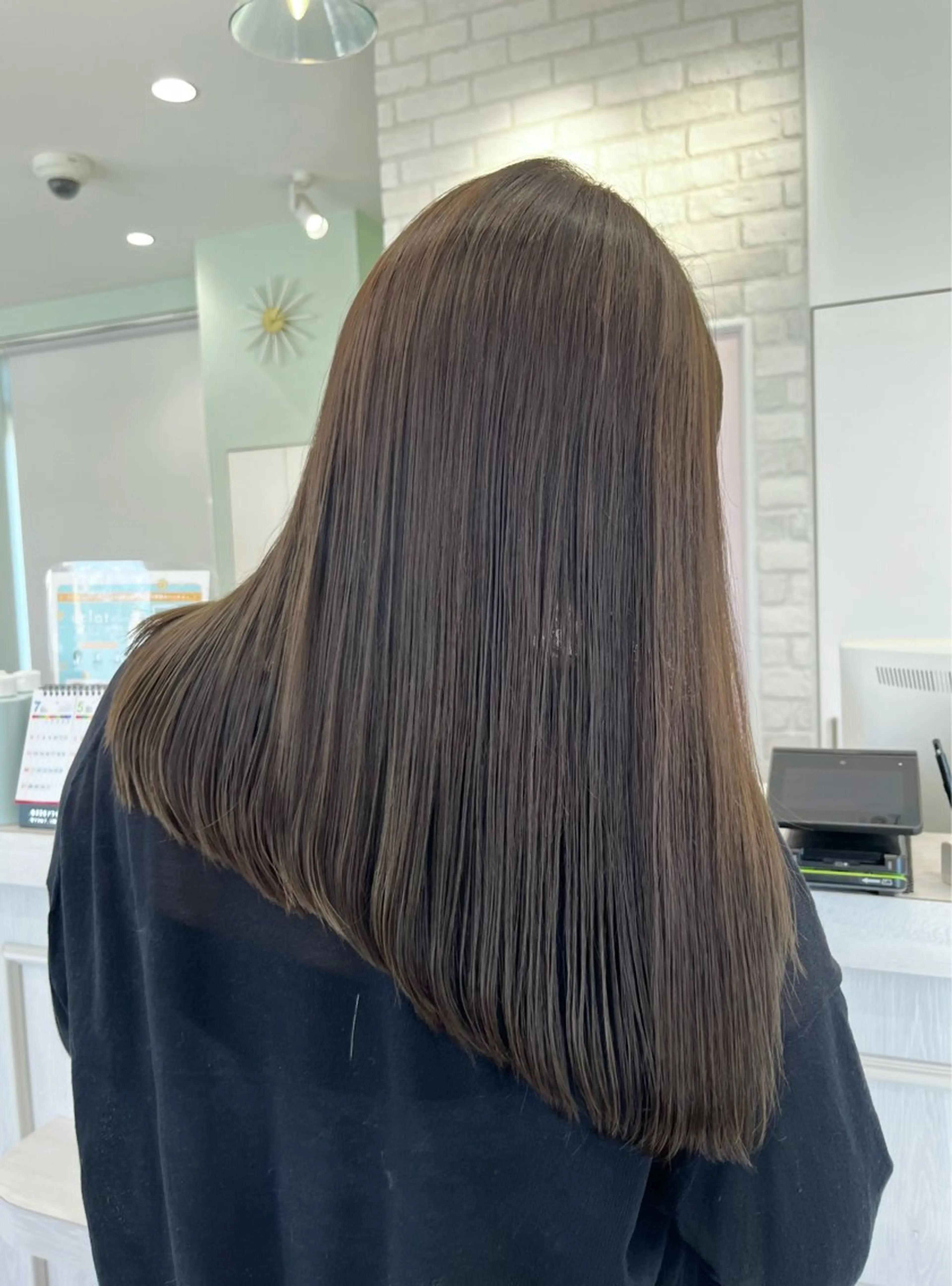 ⚪︎メンテカット+縮毛矯正+シャンプー+トリートメントの写真