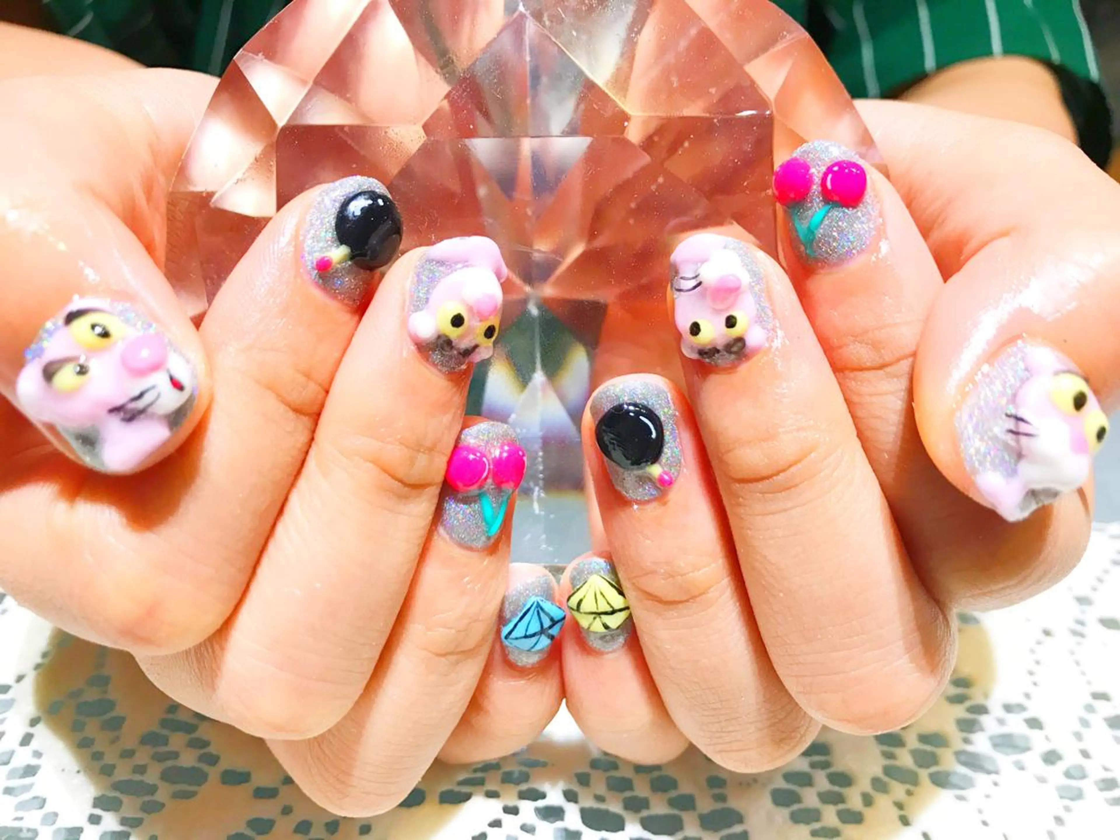 ネイル ジェルネイル ラメ(グリッター) YUN 💅のネイルデザイン