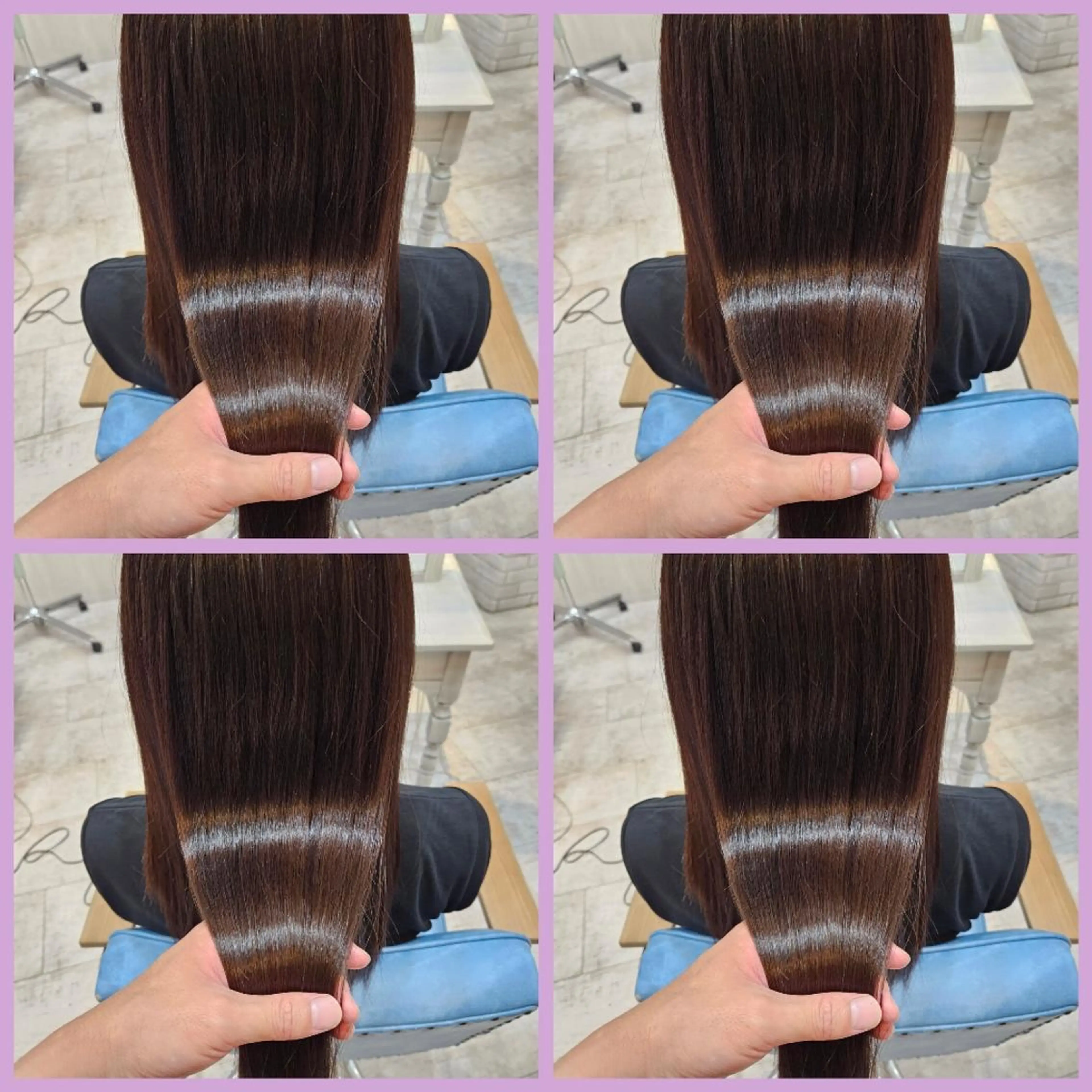 ロング カラー 髪質改善 トリートメント カット ヘアカラー トリートメント 顔周りレイヤーカット 髪質改善代表西村功平のヘアスタイル