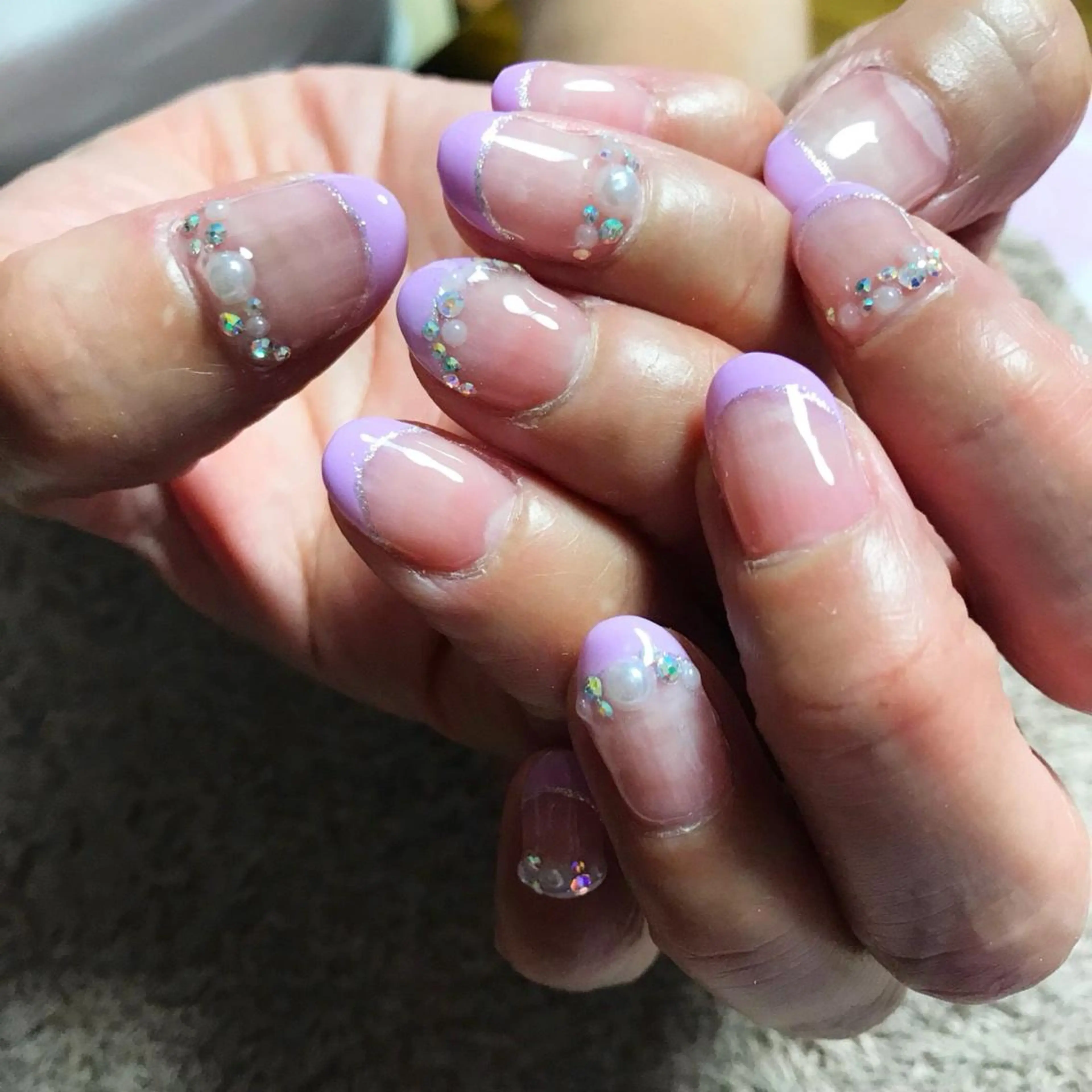 ネイル フレンチネイル ハンドネイル フットネイル GéRanium Harukaのネイルデザイン