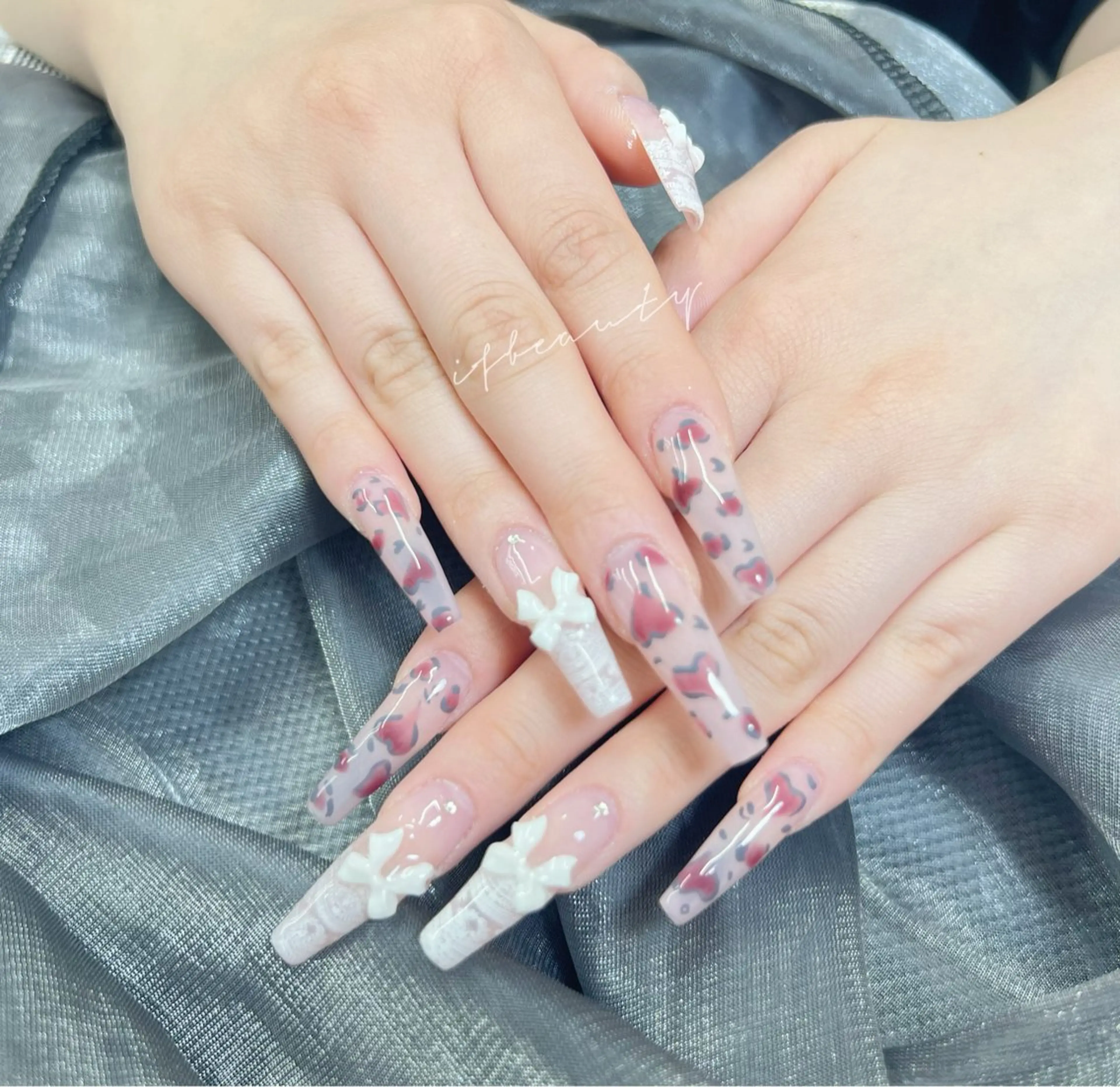 ネイル 持ち込み ハンドネイル 💓if beauty2号店のネイルデザイン