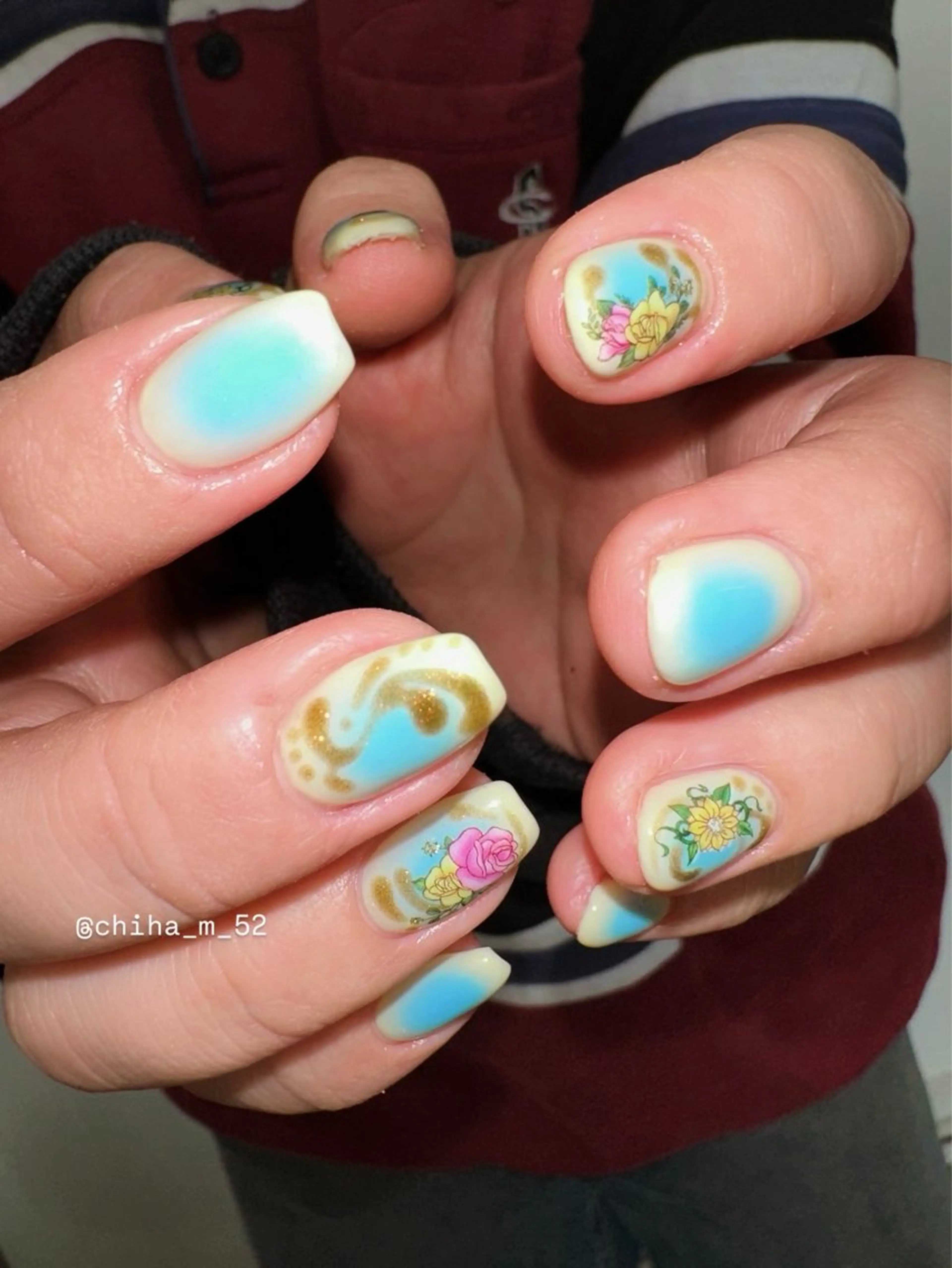 ネイル アートネイル チークネイル ハンドネイル チハル ミチハタのネイルデザイン