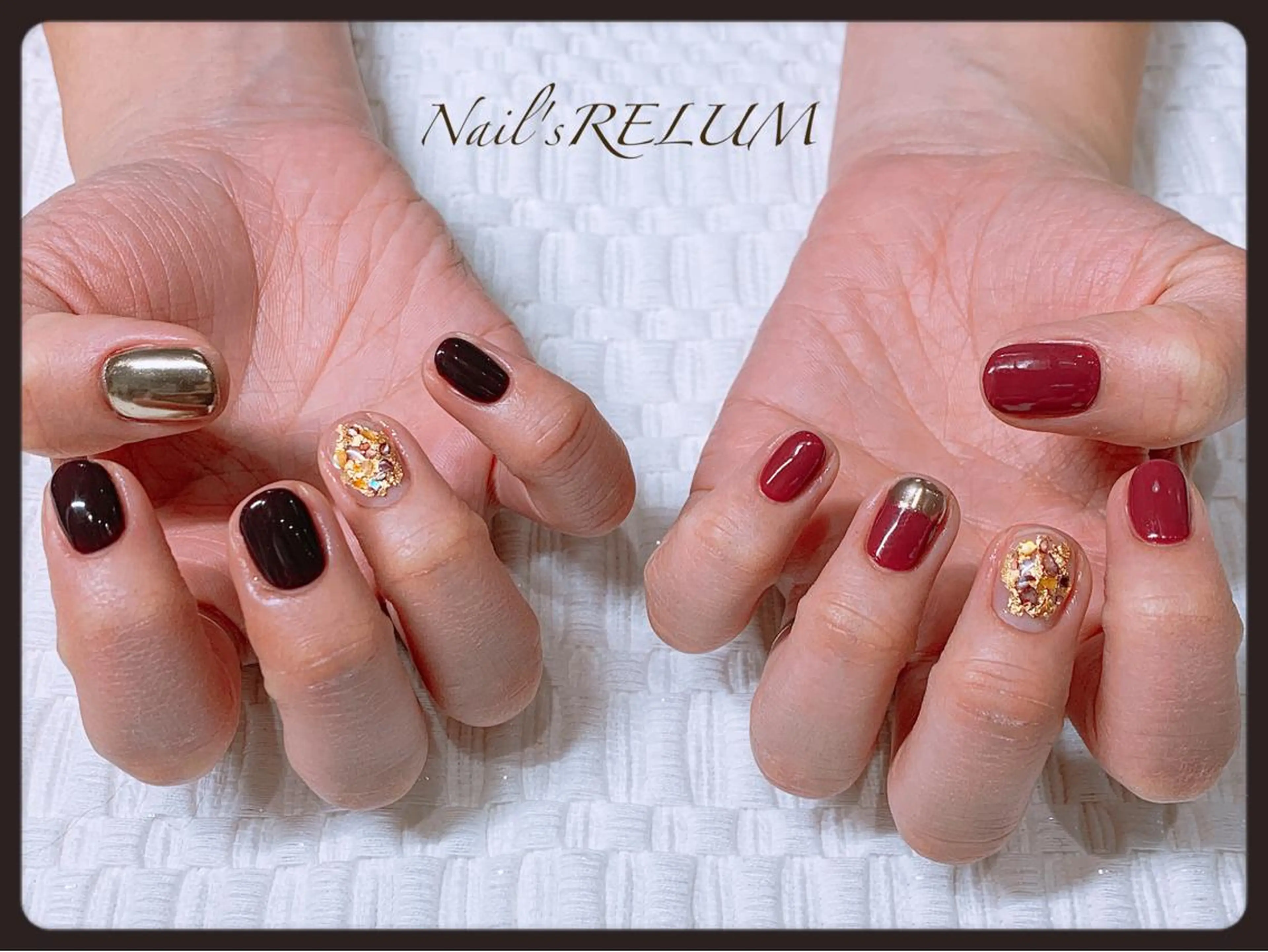 ネイル 持ち込み ハンドネイル THECOLORS所属・近貞 莉奈のネイルデザイン