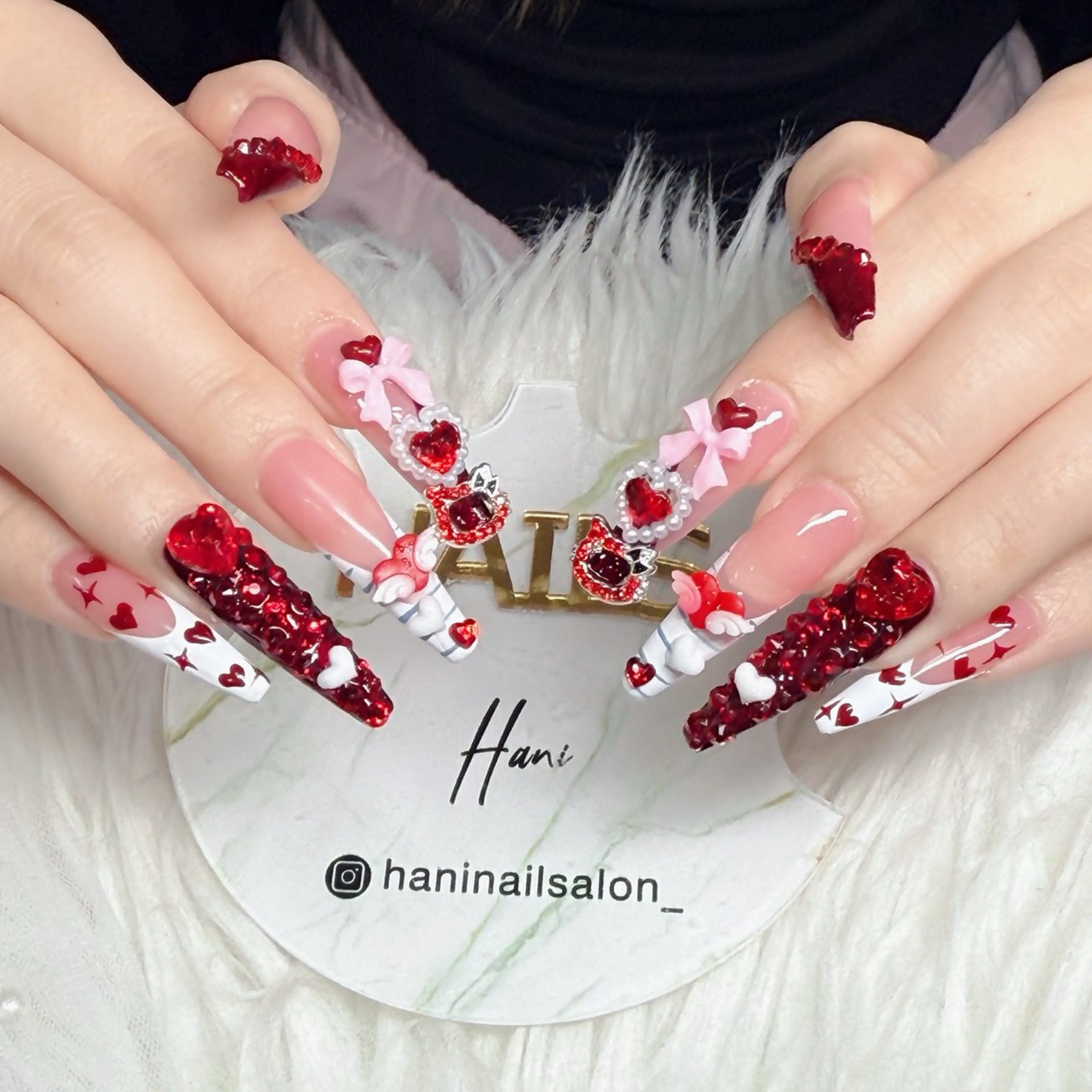 ネイル フットネイル フレンチネイル グラデーション 韓国ネイル ロングネイル ハンドネイル Hani Nail Salonのネイルデザイン