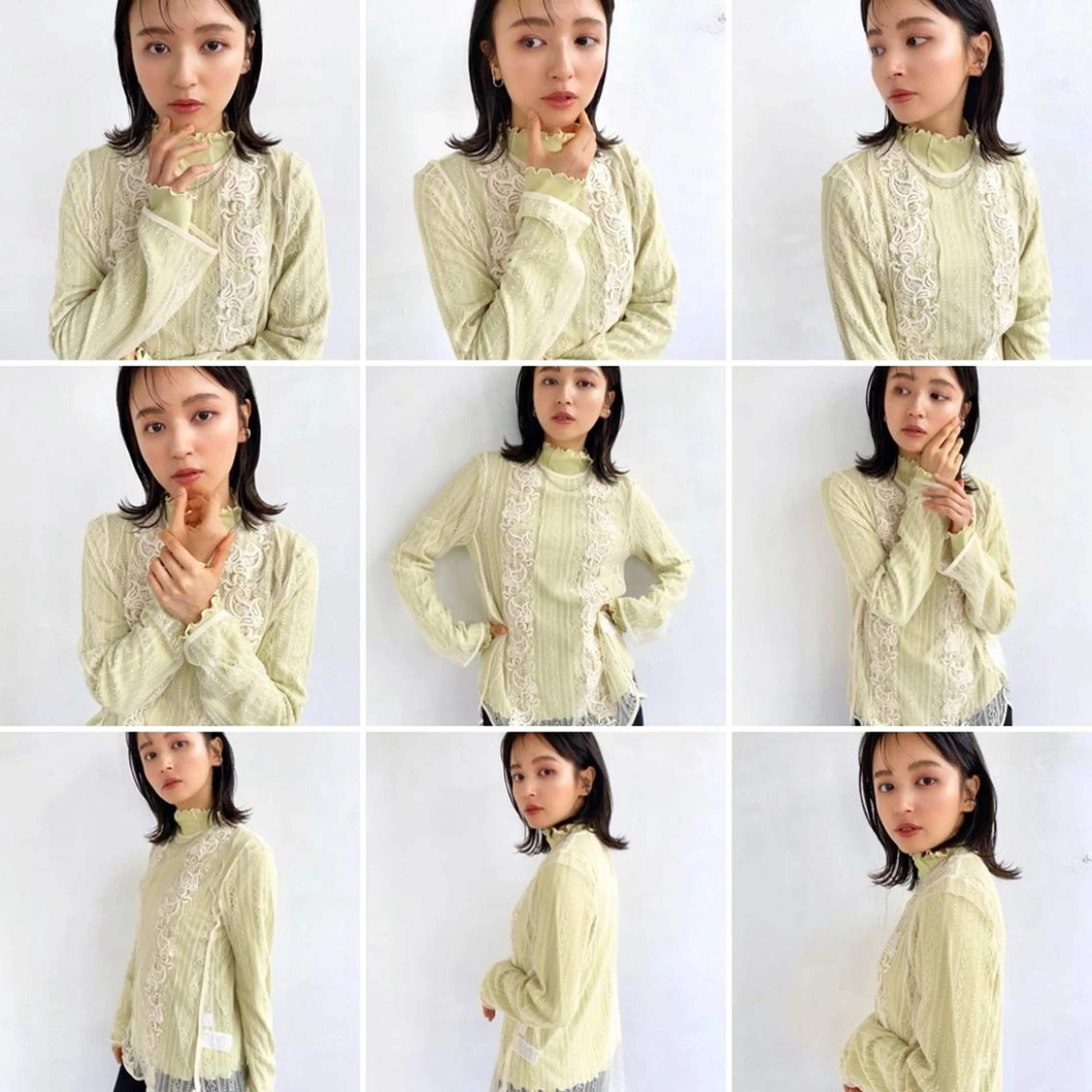 ミディアム カラー カット Sana / 韓国ヘア / カラーのヘアスタイル