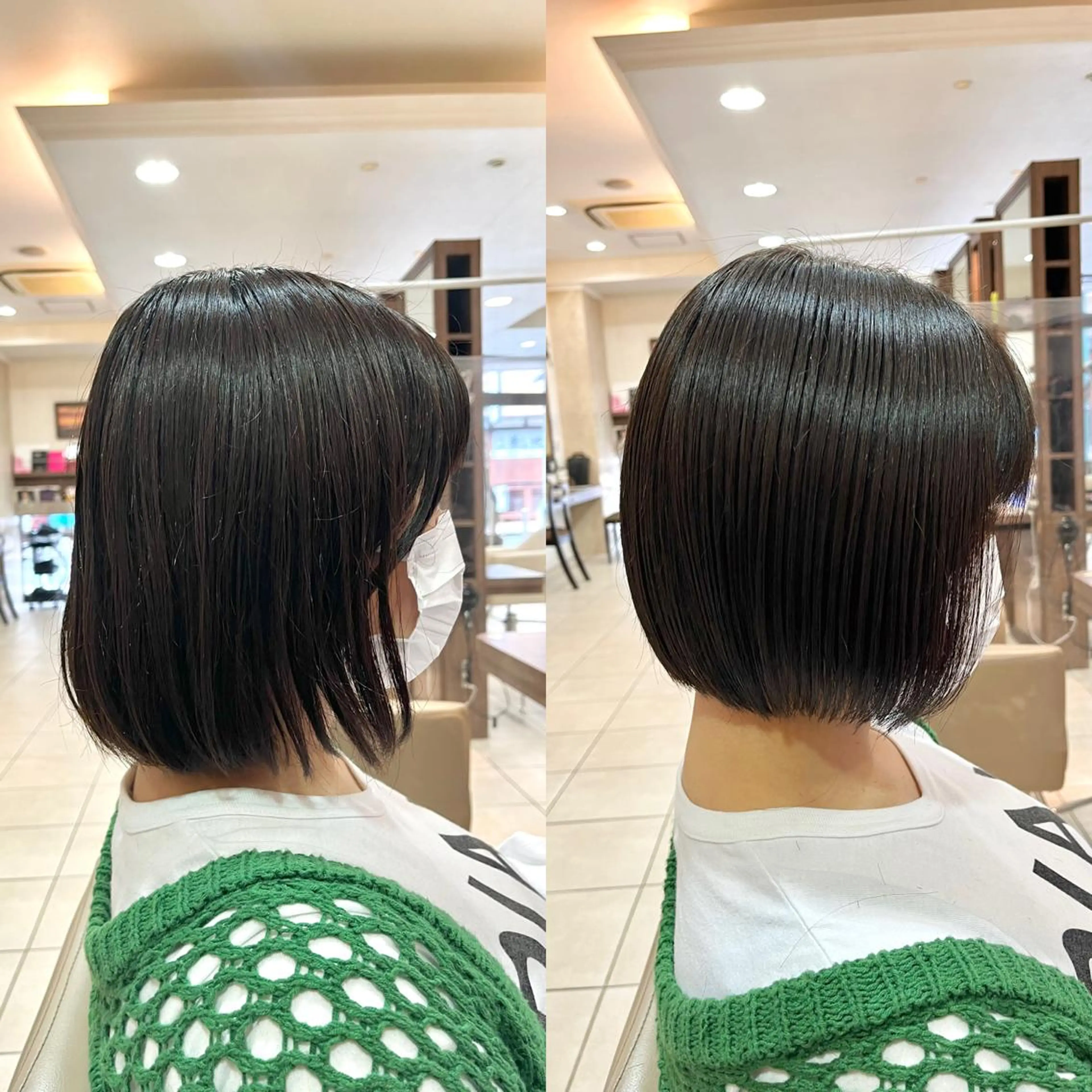 ショート 切りっぱなしボブ ショートボブ ハンサムショート ボブ くびれヘア カット ヘアカラー トリートメント 《大人気髪質改善》 プログレス国分寺店のヘアスタイル