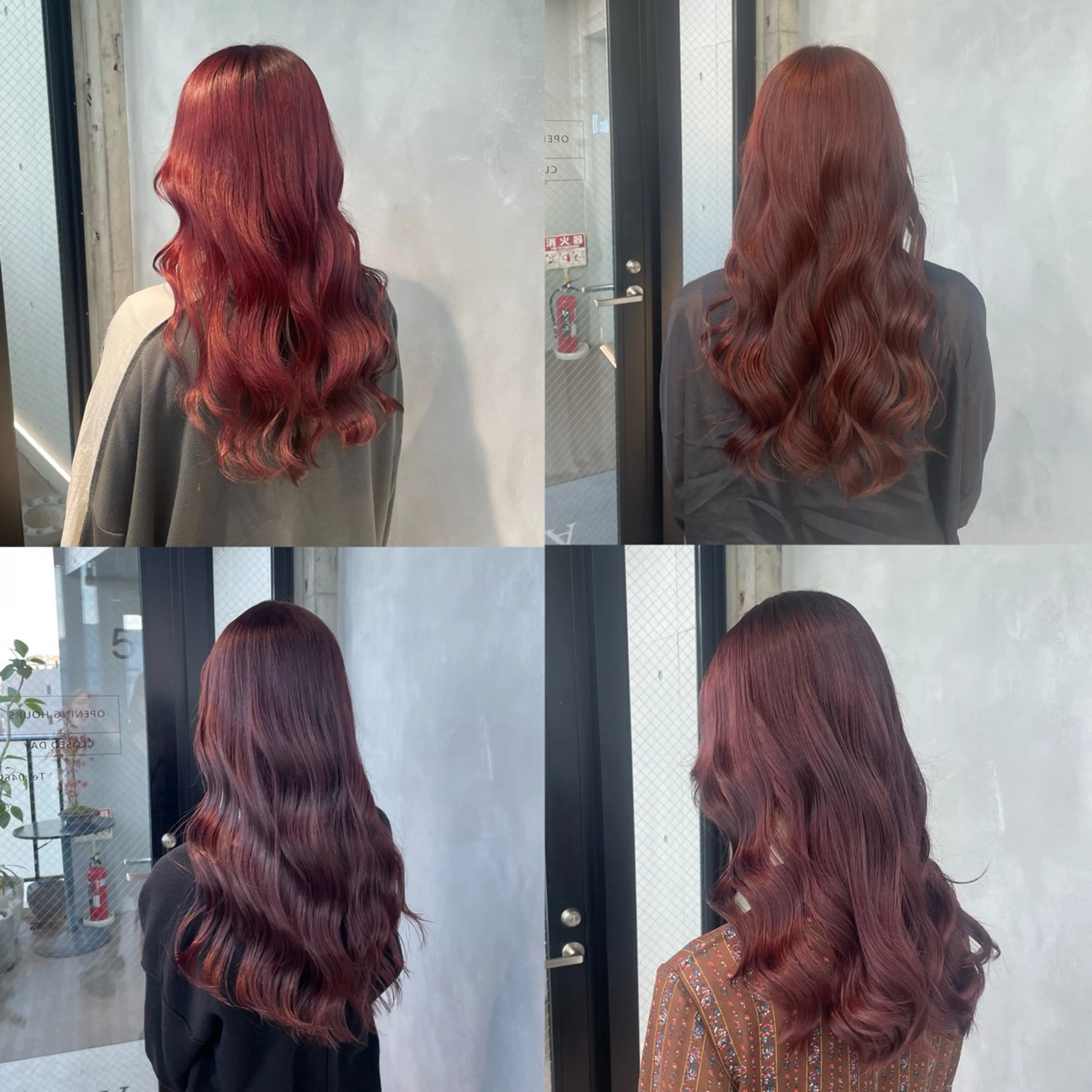 ロング カラー ブリーチ 透明感カラー ダブルカラー ブリーチなしカラー オレンジ 暖色/ハイトーン/ カラー/HBLのヘアスタイル