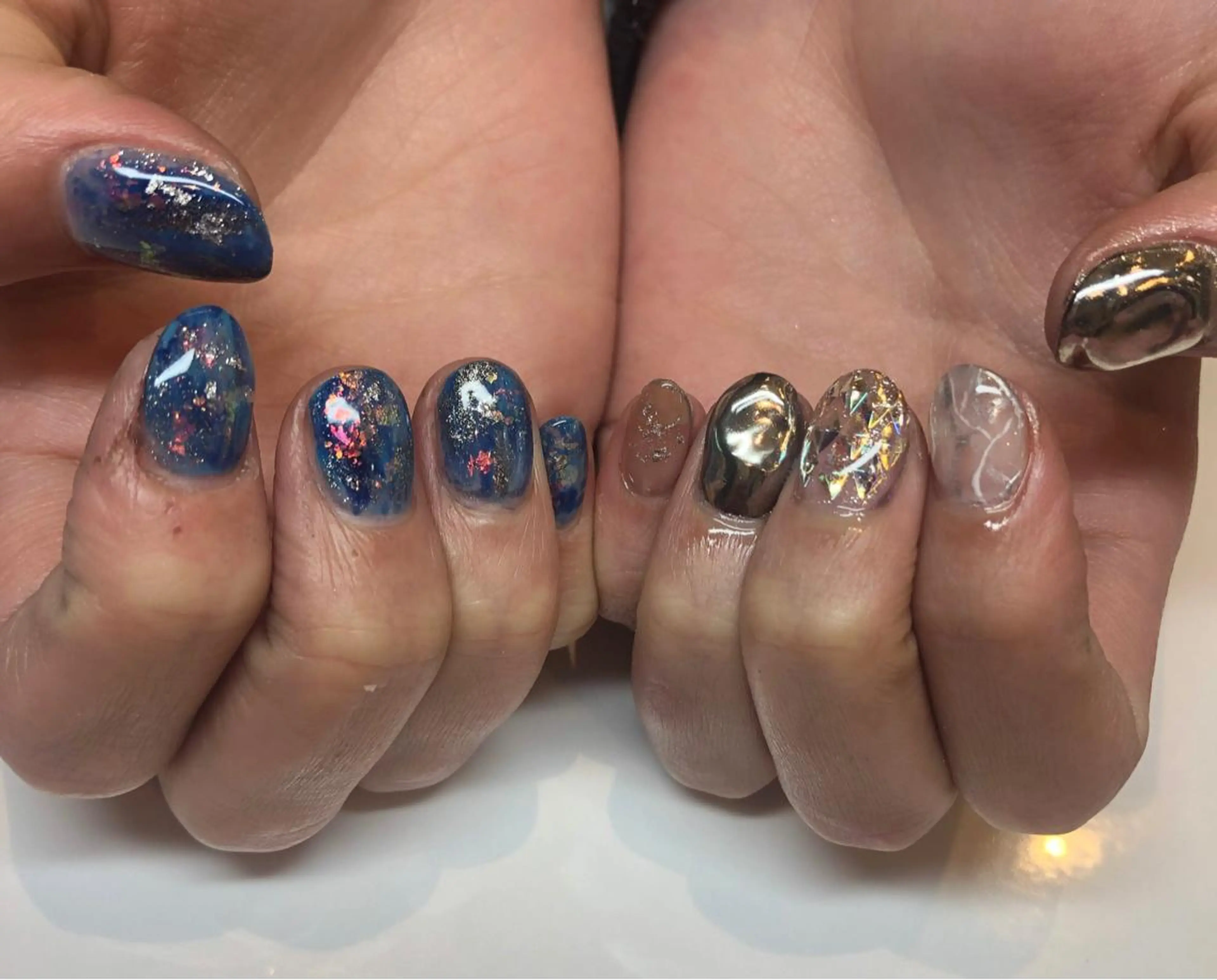 ネイル キラキラネイル 鶴田୨ৎmaison de NALIのネイルデザイン