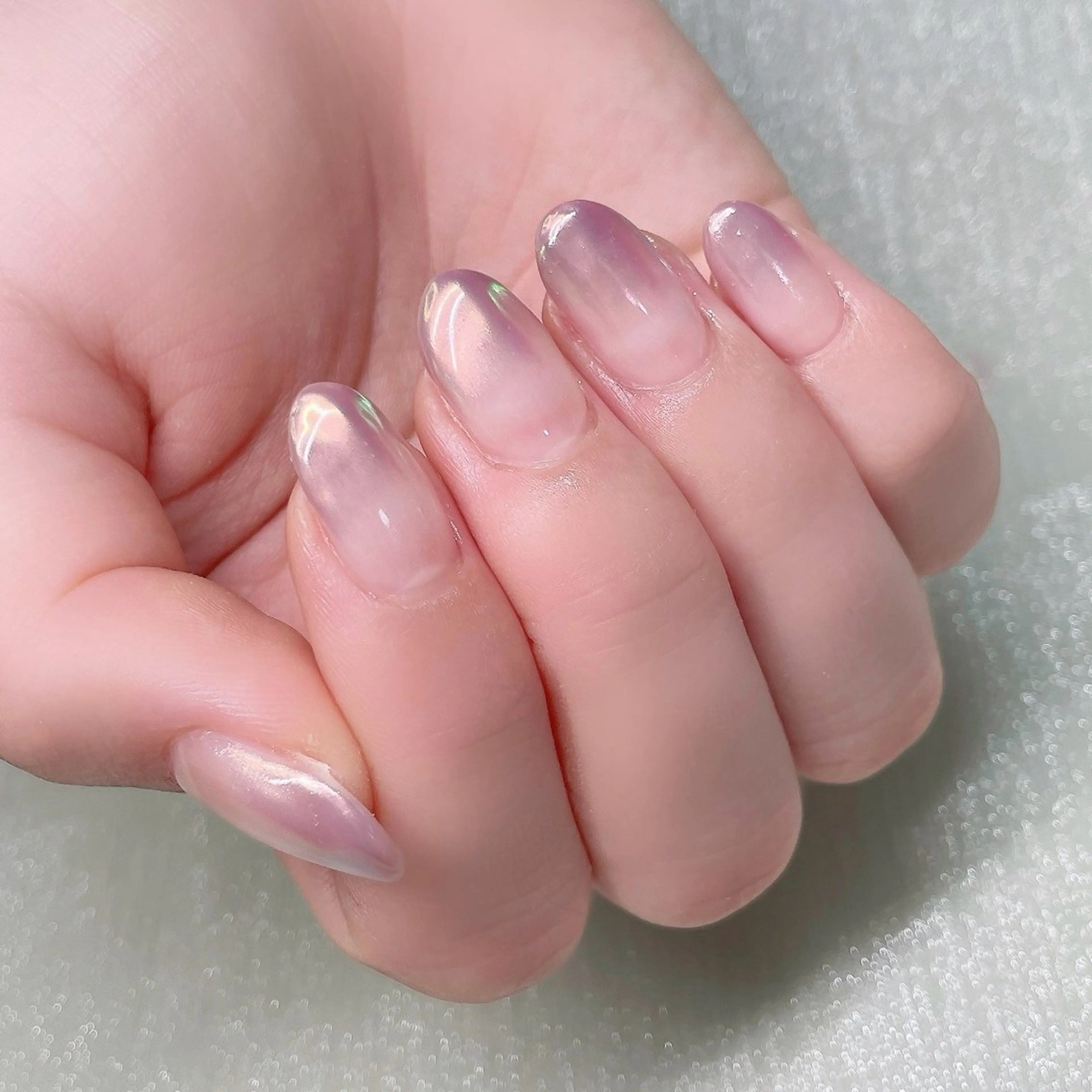 ネイル 長さ出し グラデーション ハンドネイル Nailist SUZU所属・Nailist suzuのネイルデザイン