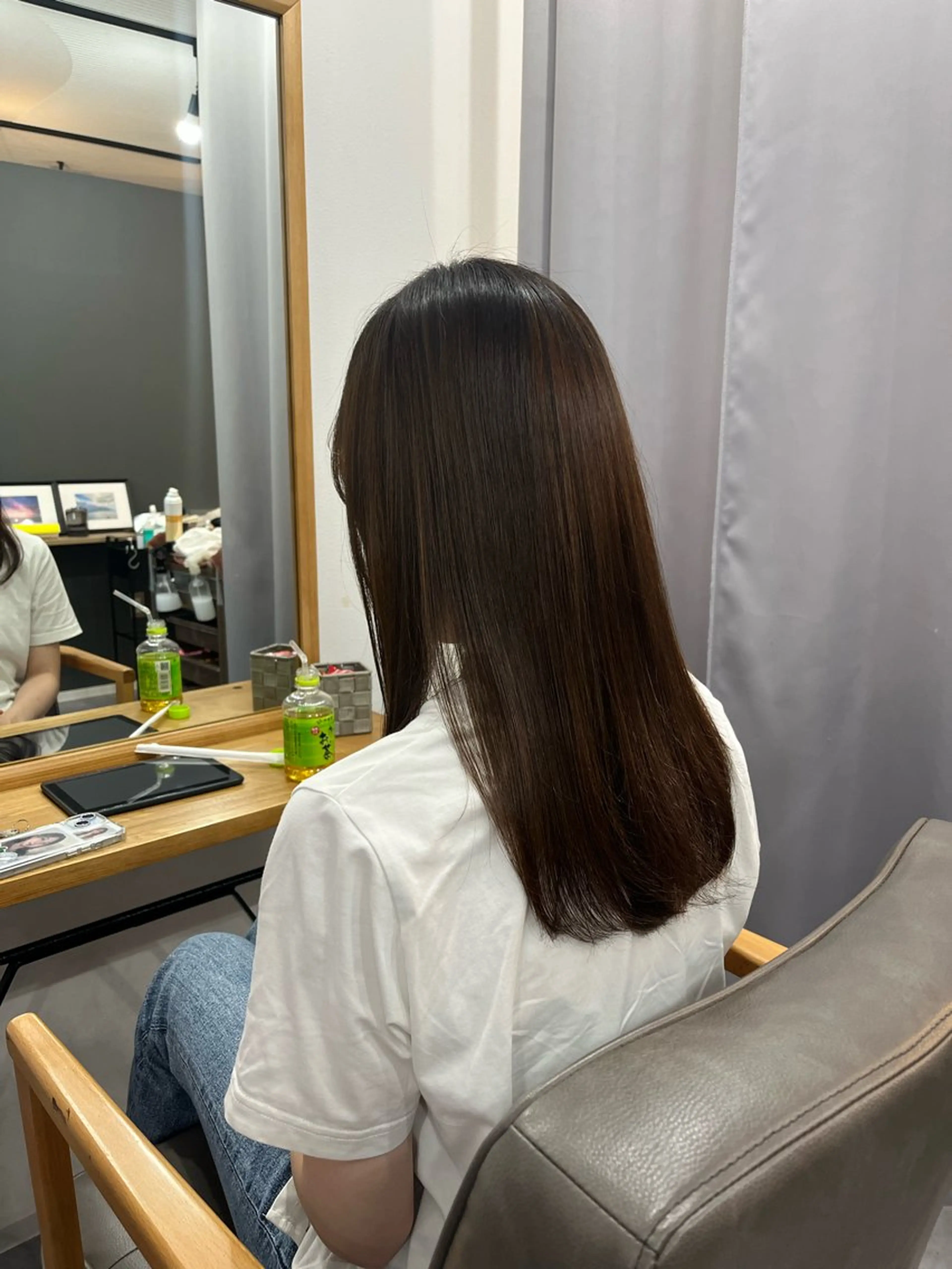 ミディアム 縮毛矯正 アスカ 🌟のヘアスタイル