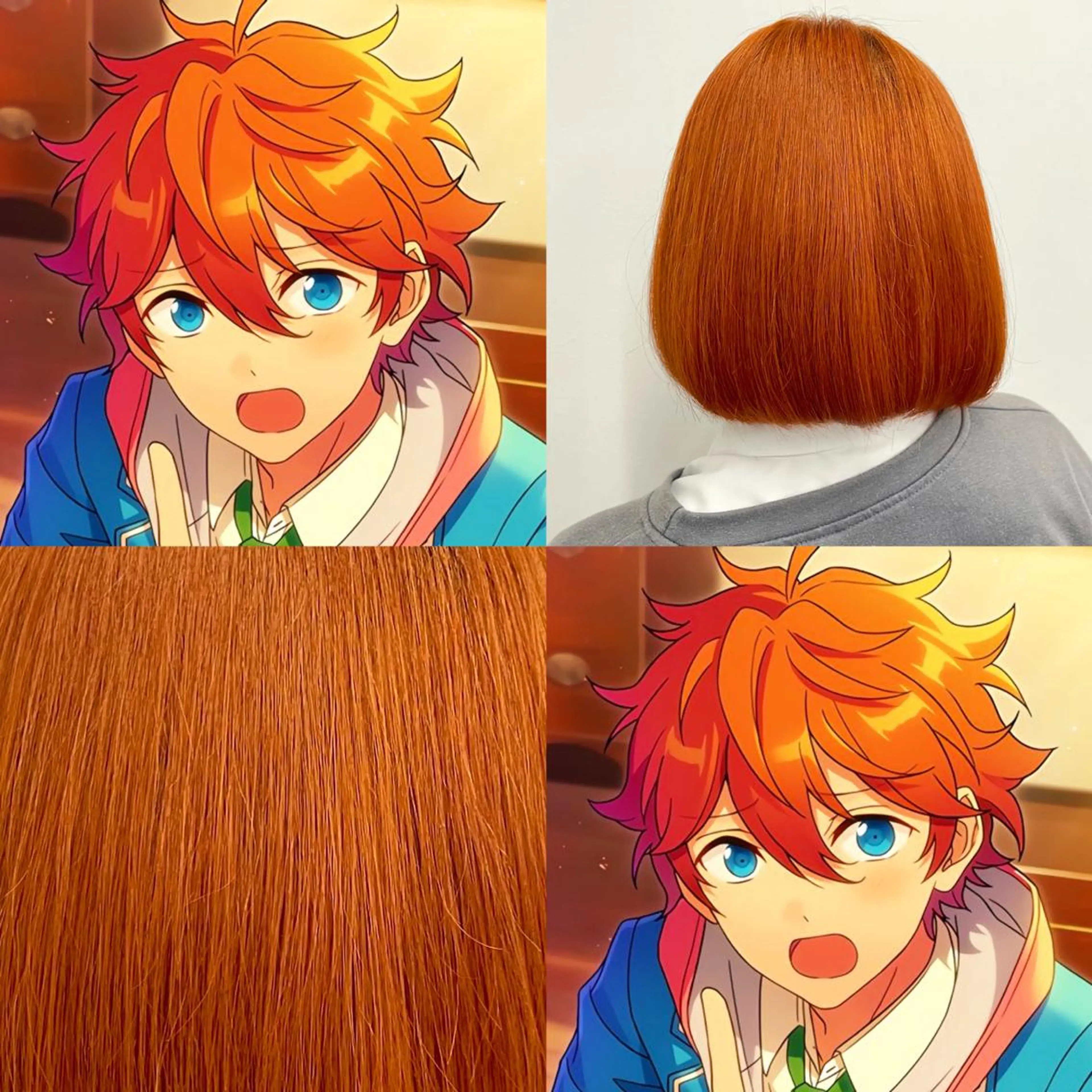 ロング カラー 𝘳𝘺𝘰𝘬𝘢 髪質改善／ブリーチのヘアスタイル