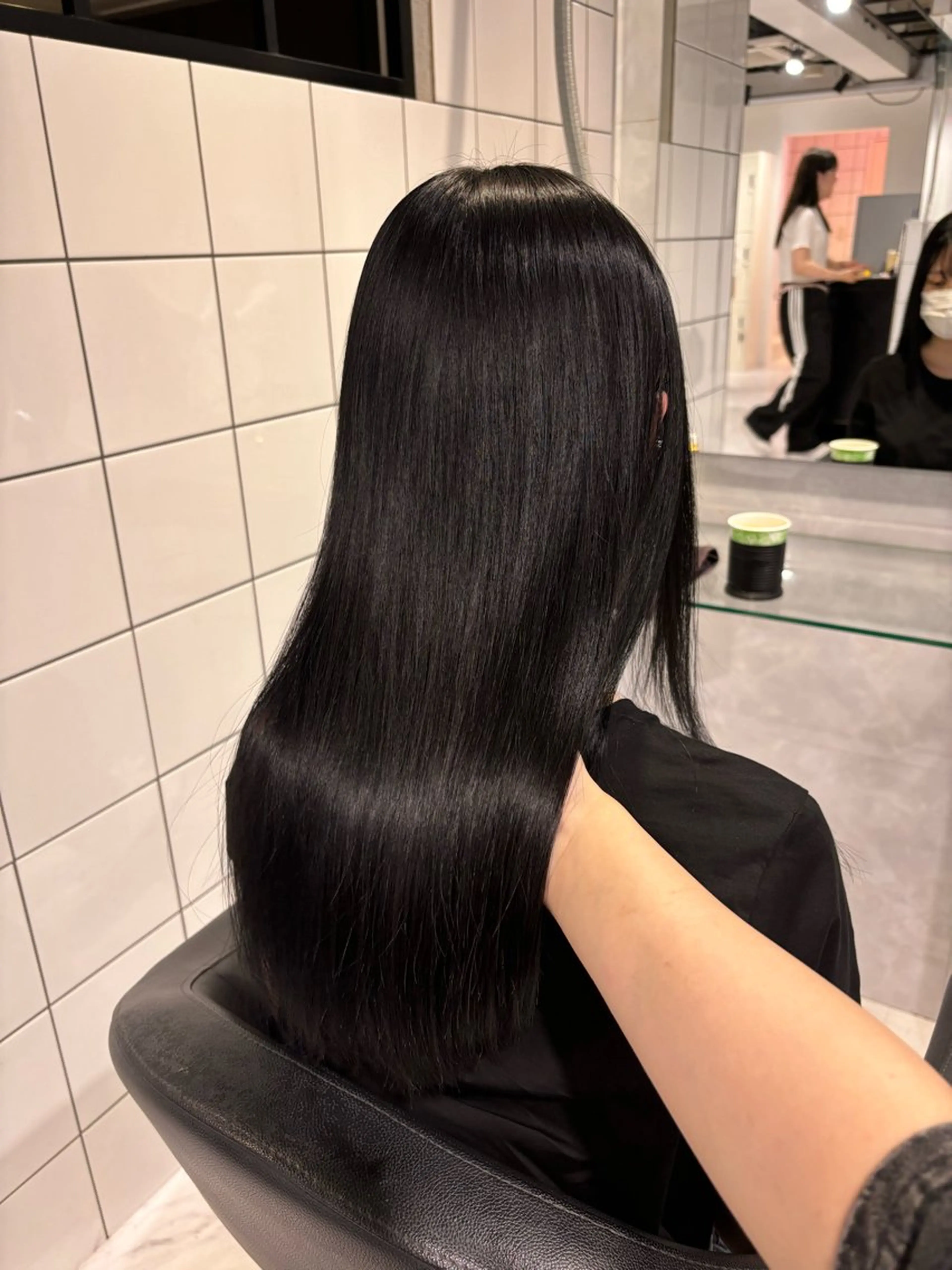 ロング カラー カット ヘアカラー トリートメント ヘッドスパ ヘアセット 表参道♡暗髪^ྀི 艶カラー♡アユミのヘアスタイル