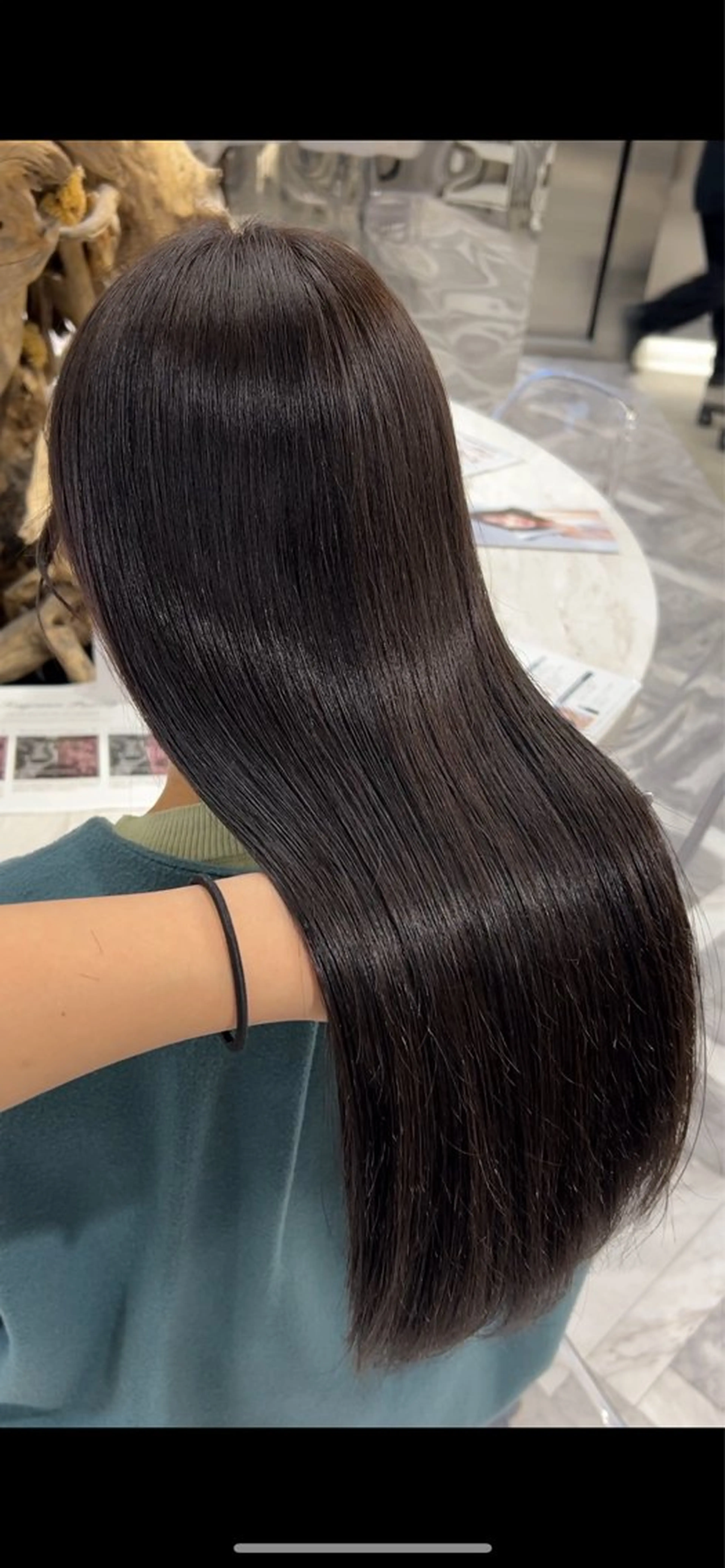 ロング カラー ヘアカラー トリートメント 冬っぽカラー/ マツエク/ゆきなのマツエク・マツパデザイン