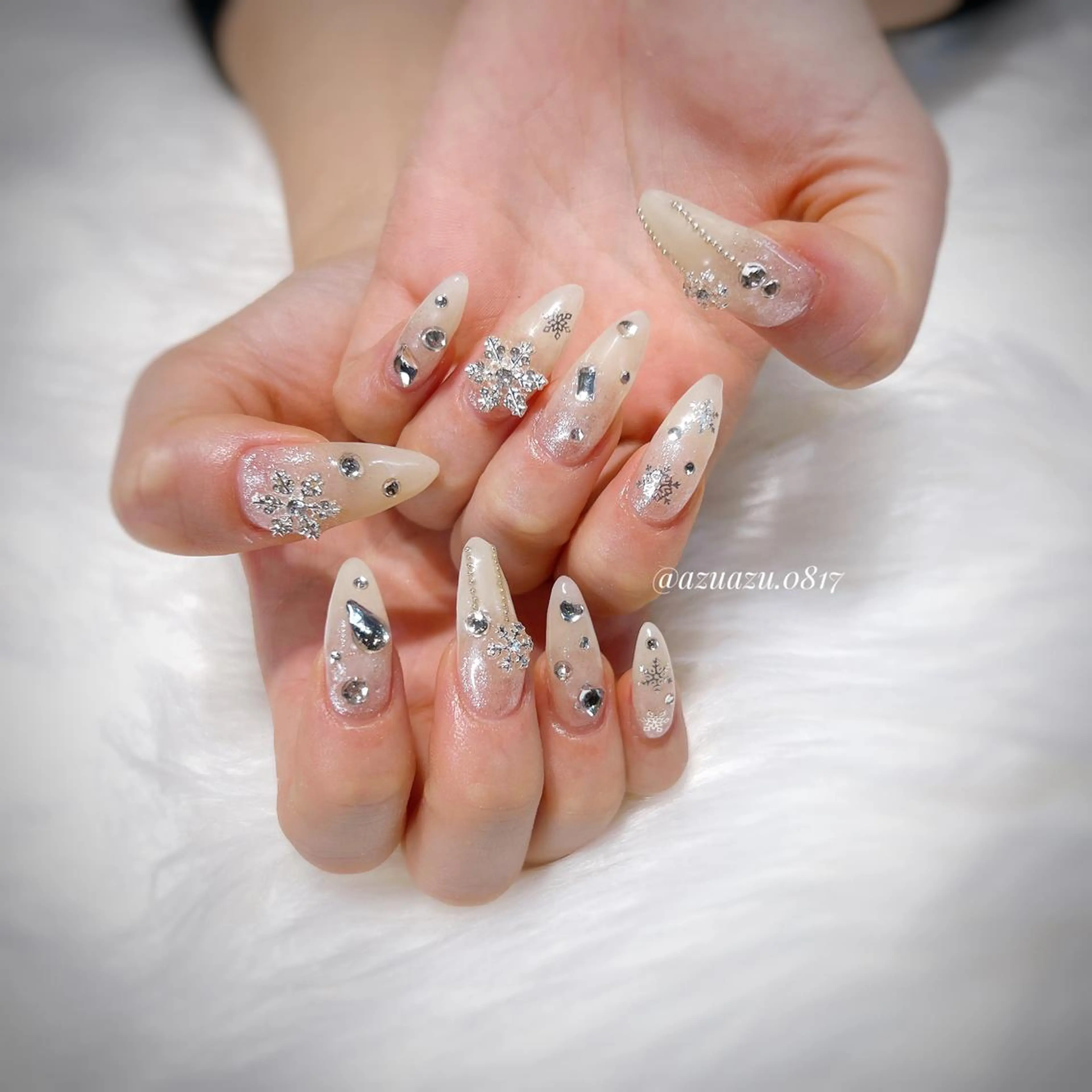 ネイル ジェルネイル ハンドネイル hair&nail ROOTS所属・ﾍｱﾒｲｸ&ﾈｲﾙ ♥️Azuのネイルデザイン