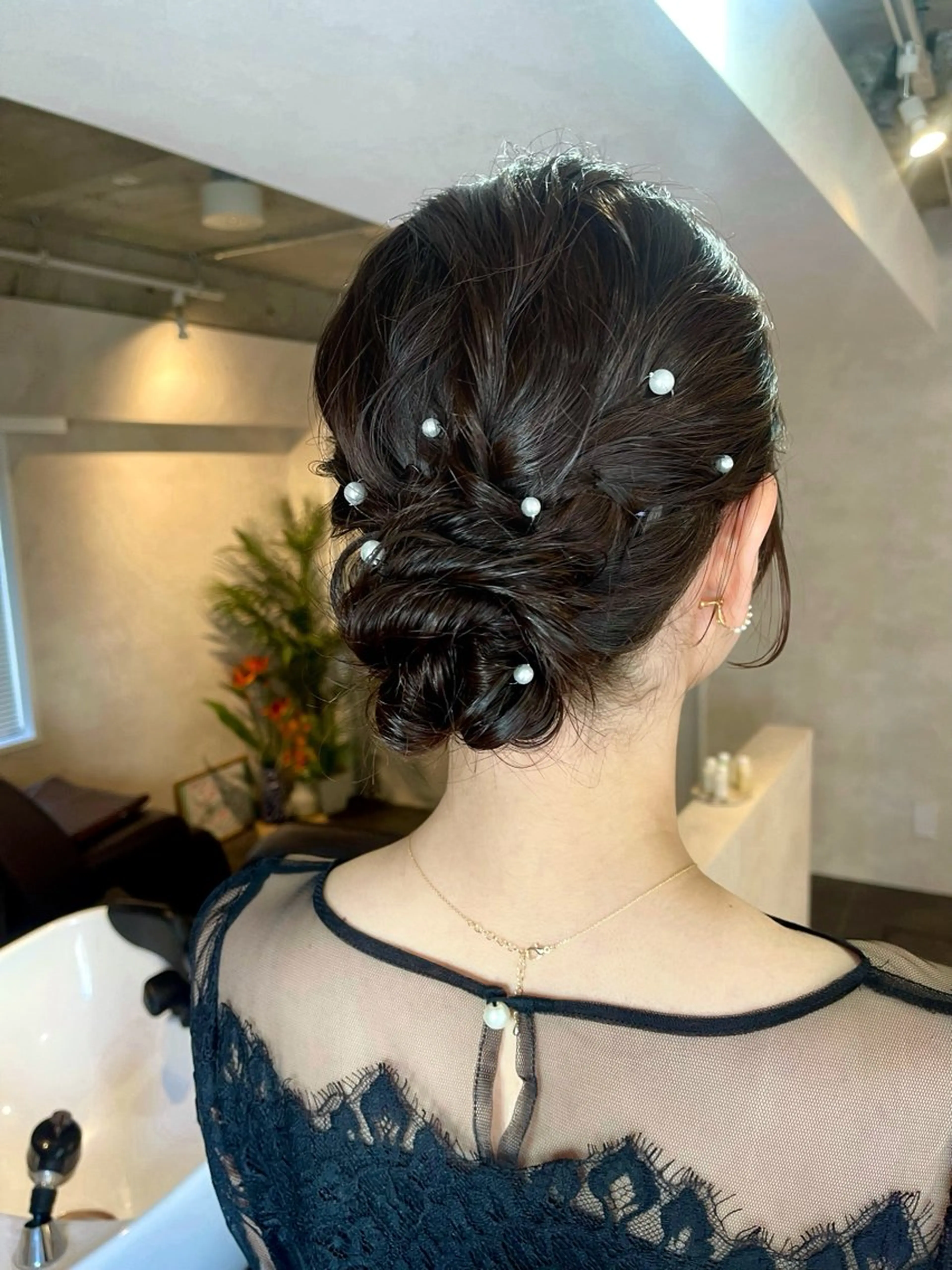 セミロング ヘアセット hair design SUN room【サンルーム渋谷】所属・レイヤー×ショート ボブ/ボブyuinaのヘアスタイル