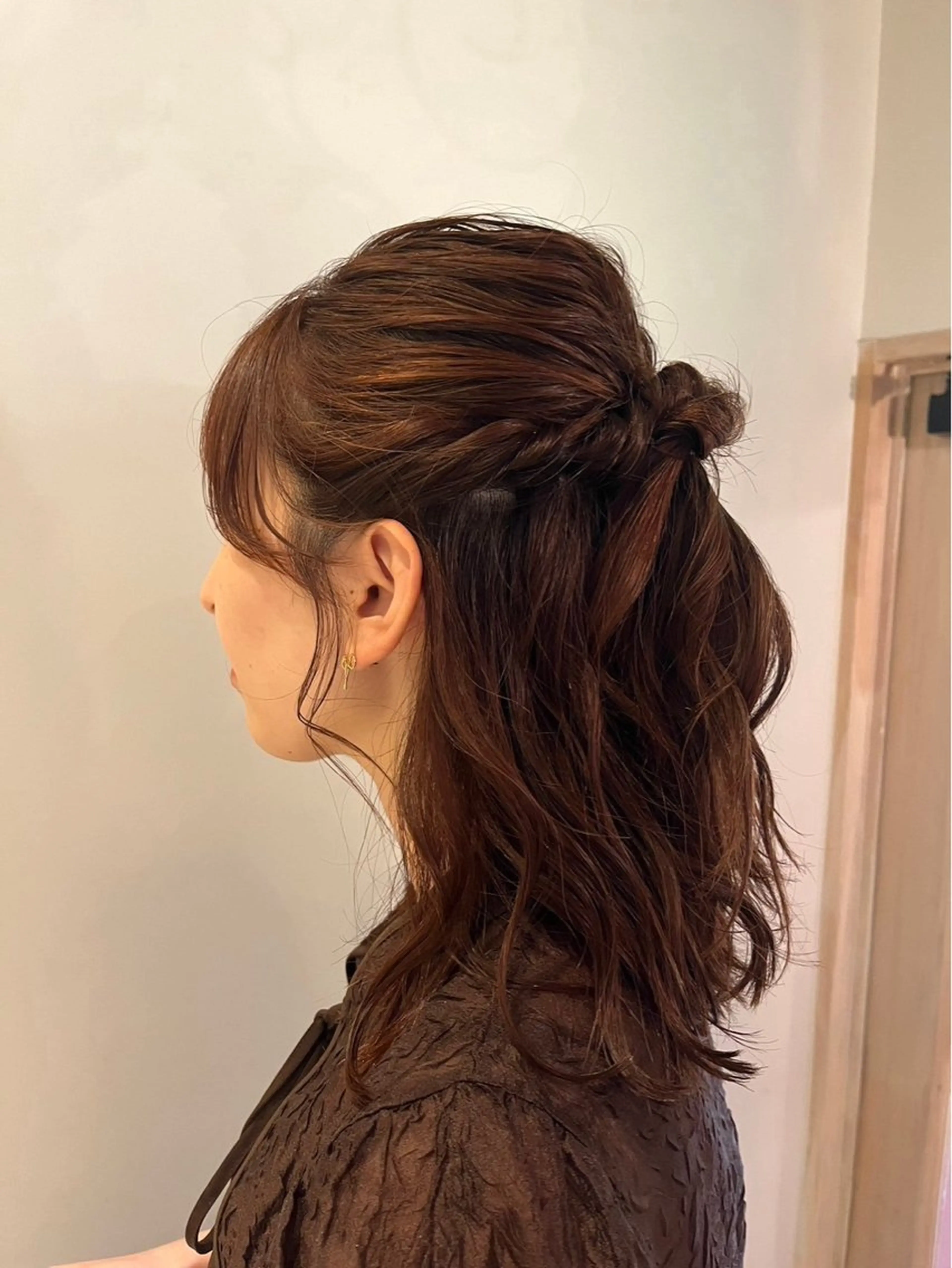 ミディアム ヘアアレンジ 小林 千紗のヘアスタイル