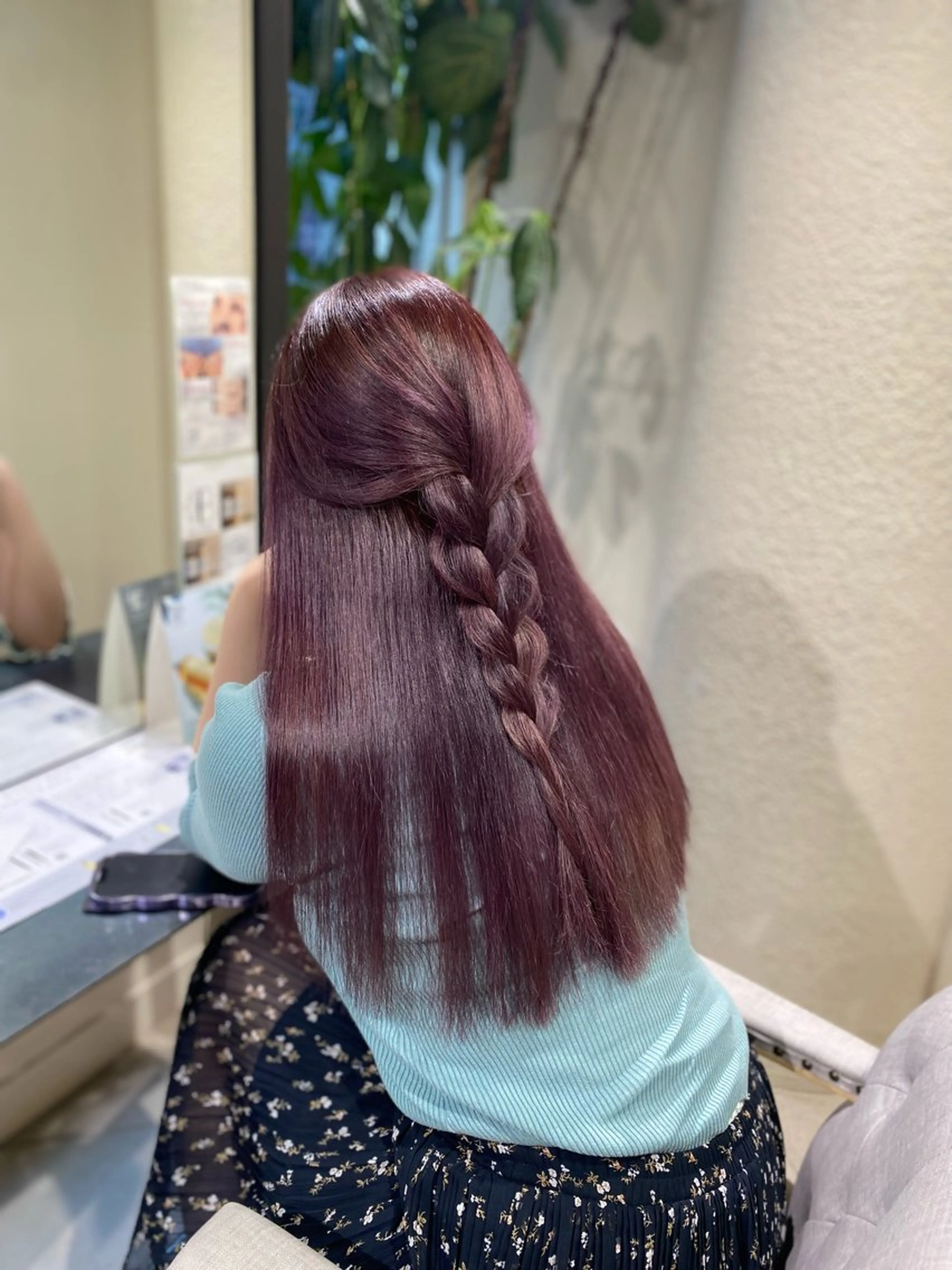 カラー ヘアカラー トリートメント ハイトーン✨艶髪💘 💘 AYANO💘のヘアスタイル
