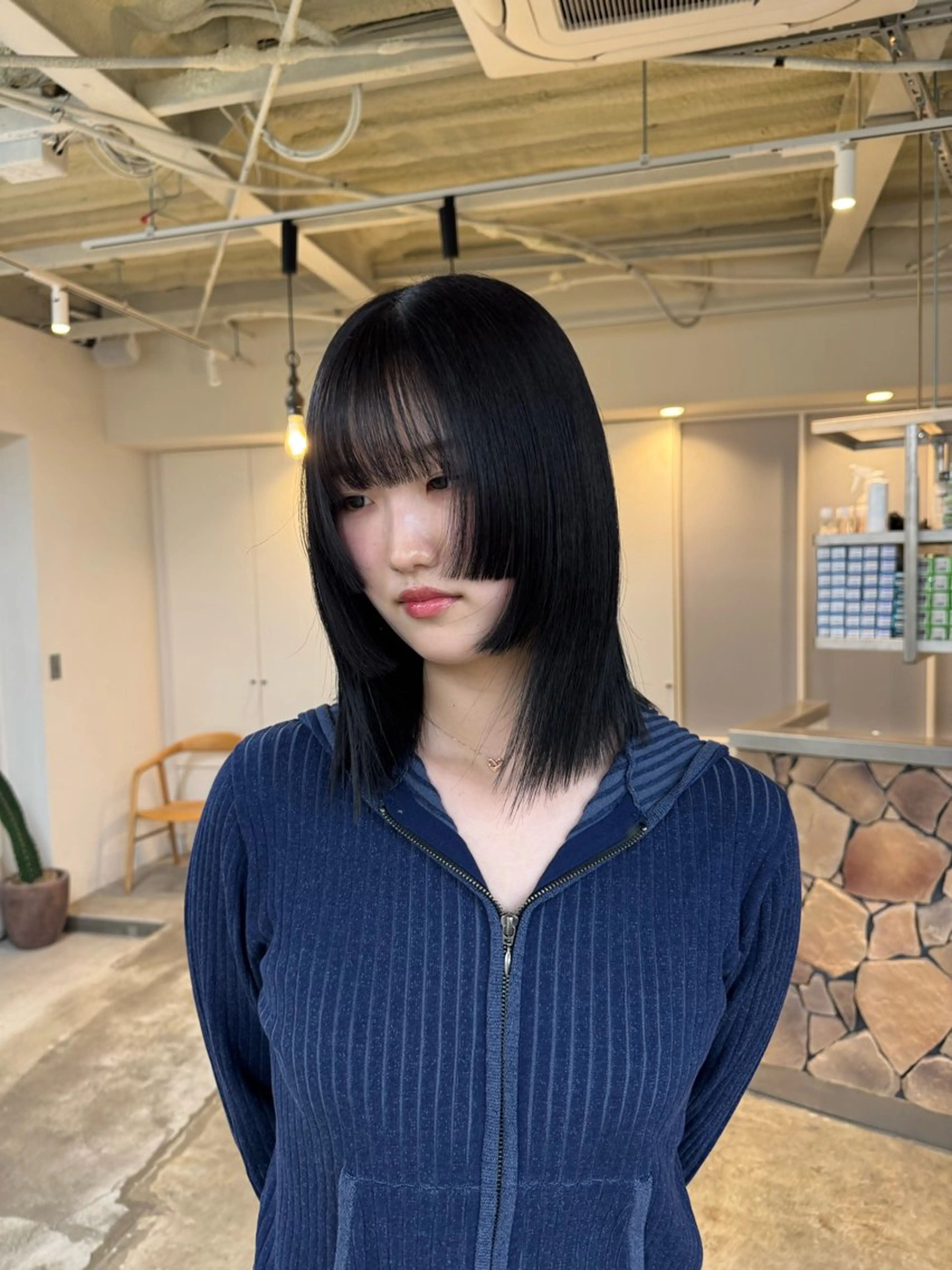 ミディアム fand / HINAのヘアスタイル