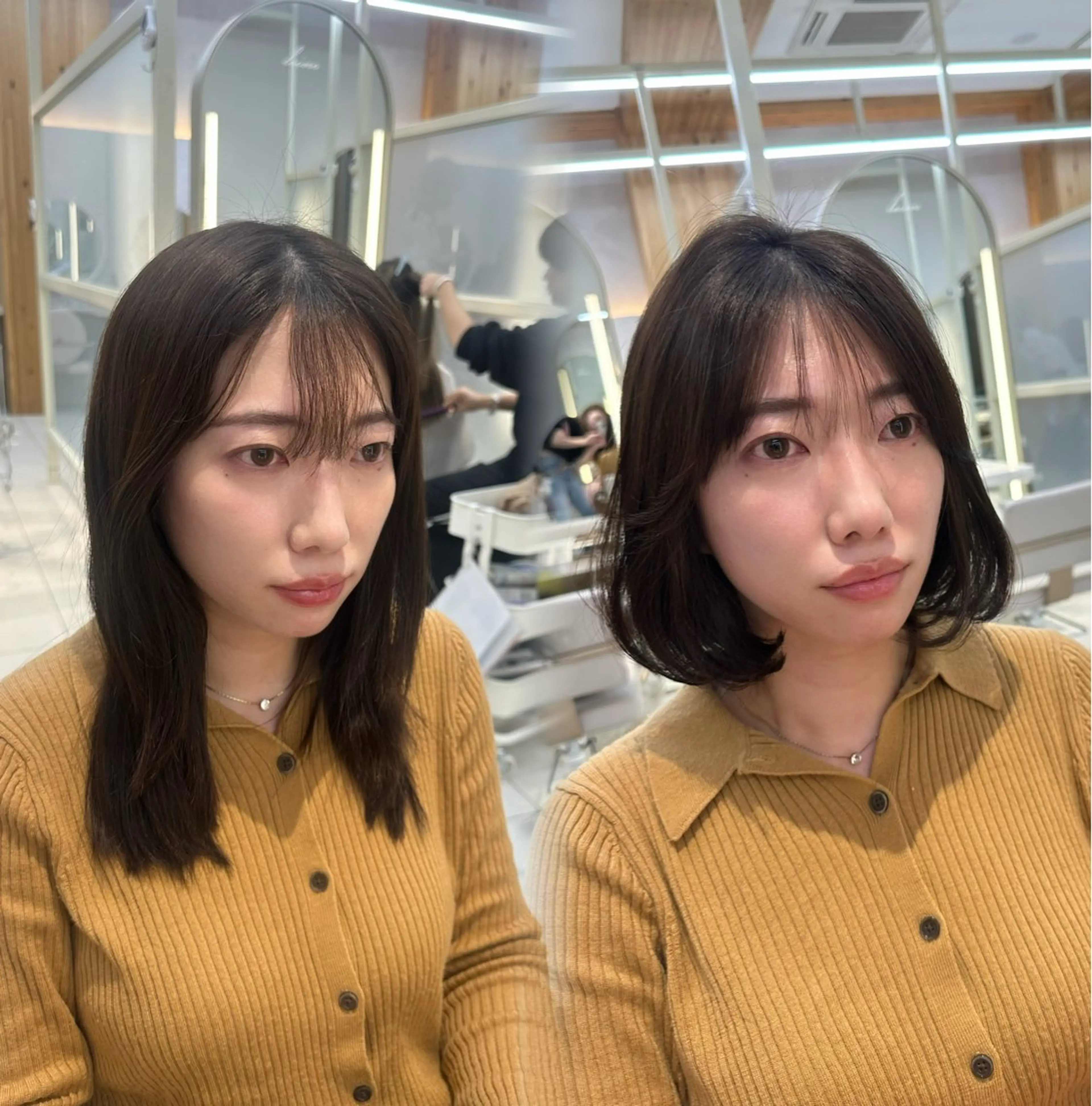 ショート oto🤍×美髪× ローレイヤーのヘアスタイル