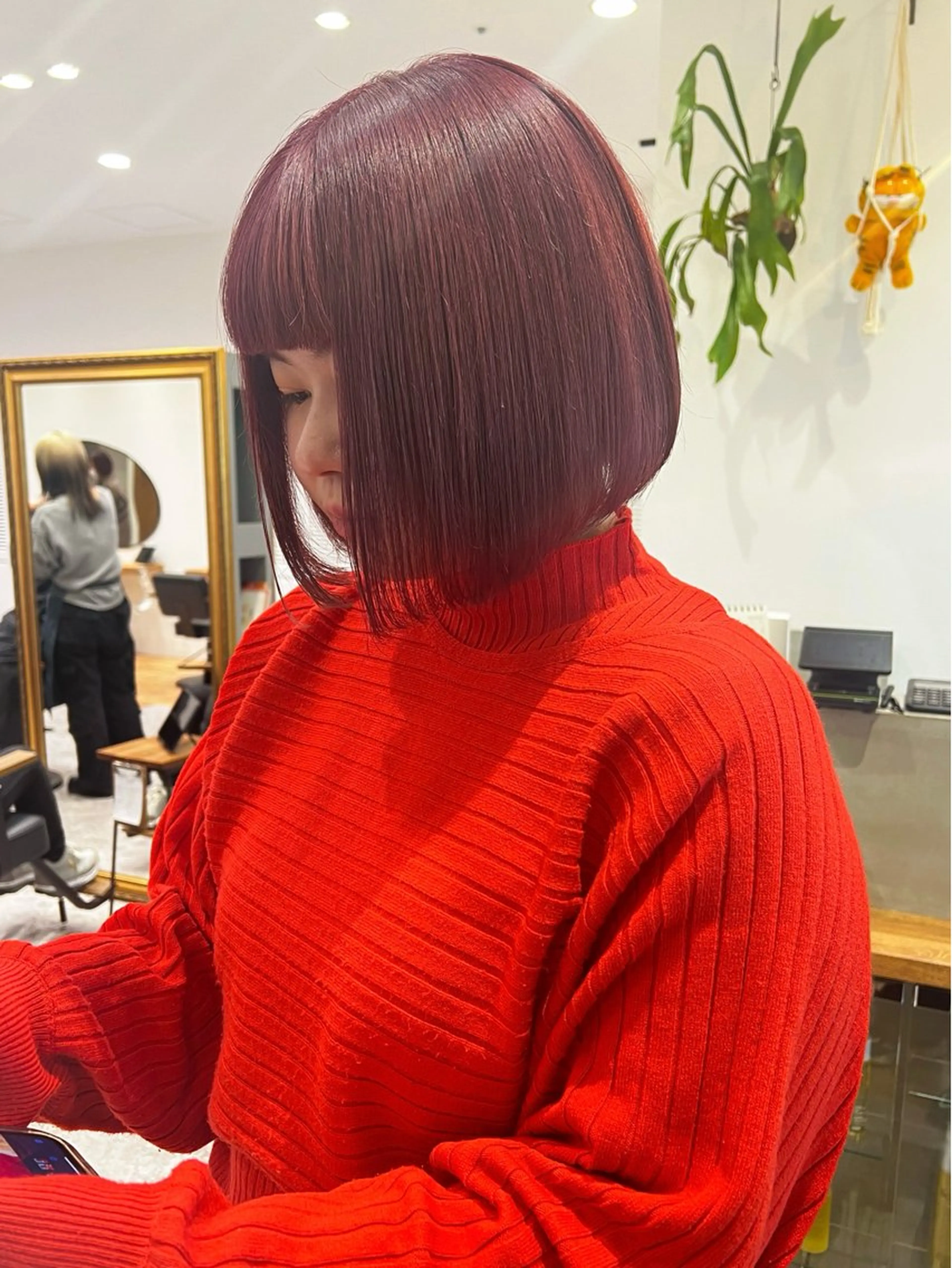 カラー ヘアカラー ピンクカラーアレンジ 🩷AYANA🩷のヘアスタイル