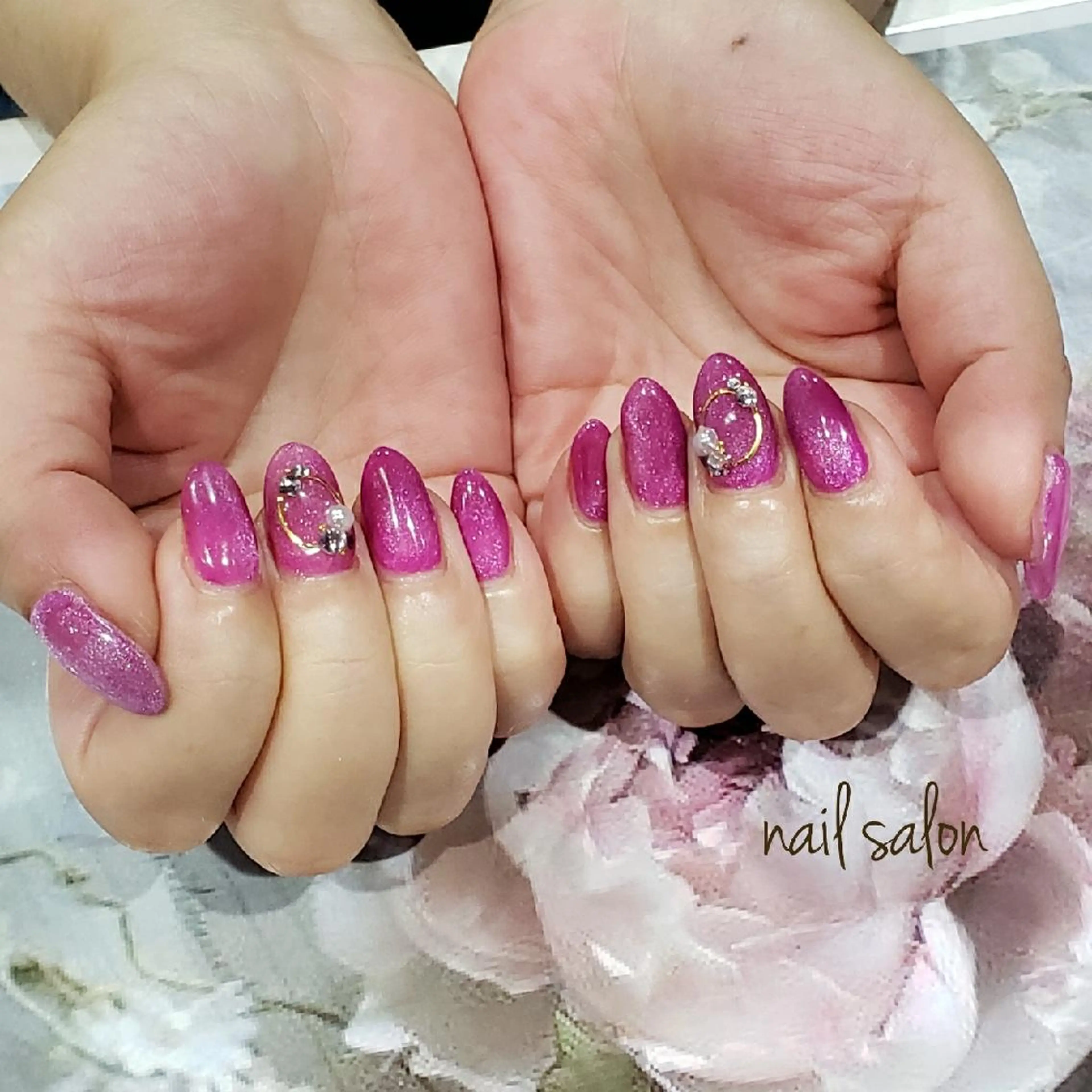 ネイル アートネイル マグネットネイル nail salon Dio所属・Nail salon Dioのネイルデザイン