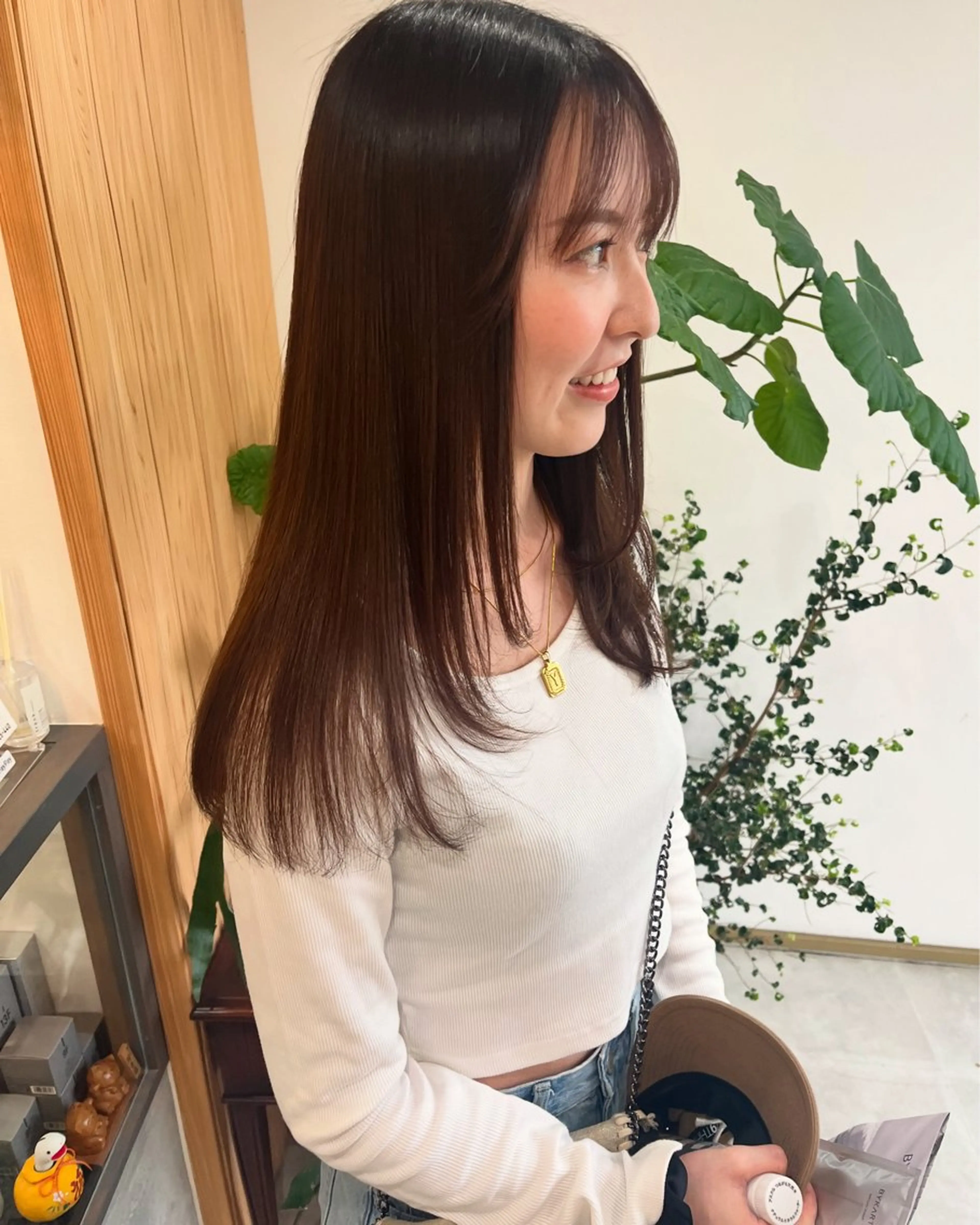 カット+縮毛矯正+トリートメントの写真