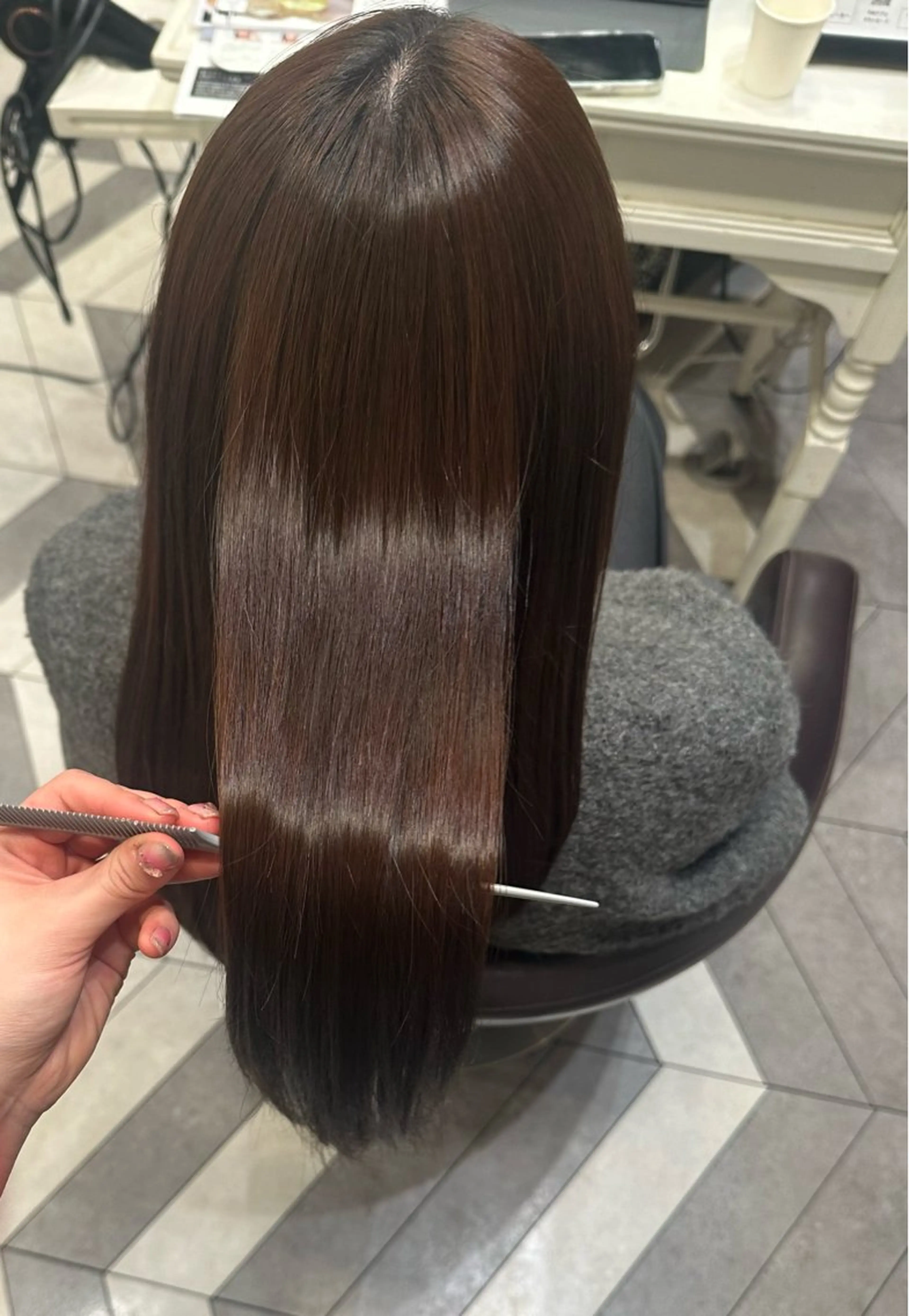 縮毛矯正 トリートメント GARDEN所属・✨️暖色/艶髪カラー 🍒haru🍒✨️のヘアスタイル