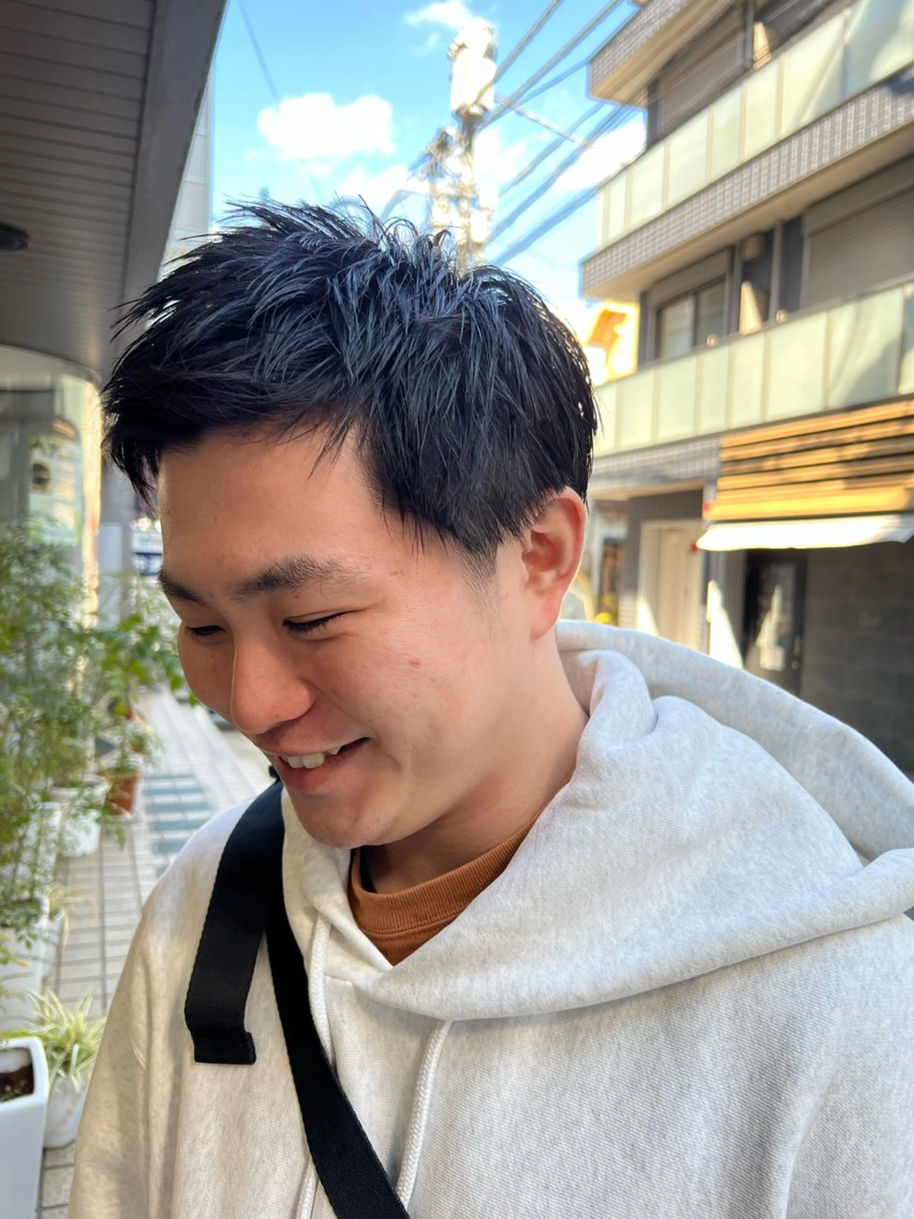 ショート メンズ アップバング 💈メンズ特化 菊地優翔💈のヘアスタイル