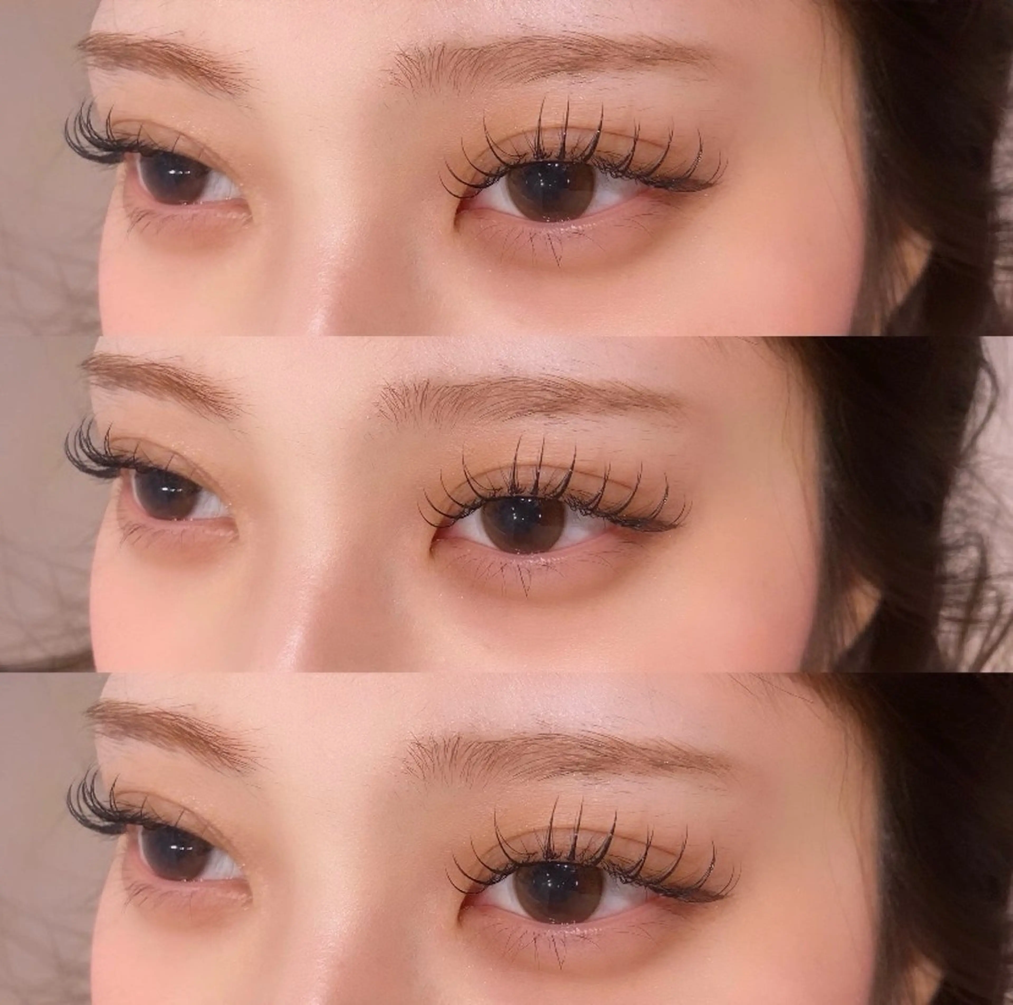 フラットラッシュ❤︎束感コーティング付❤︎【100本】《オフ無》の写真