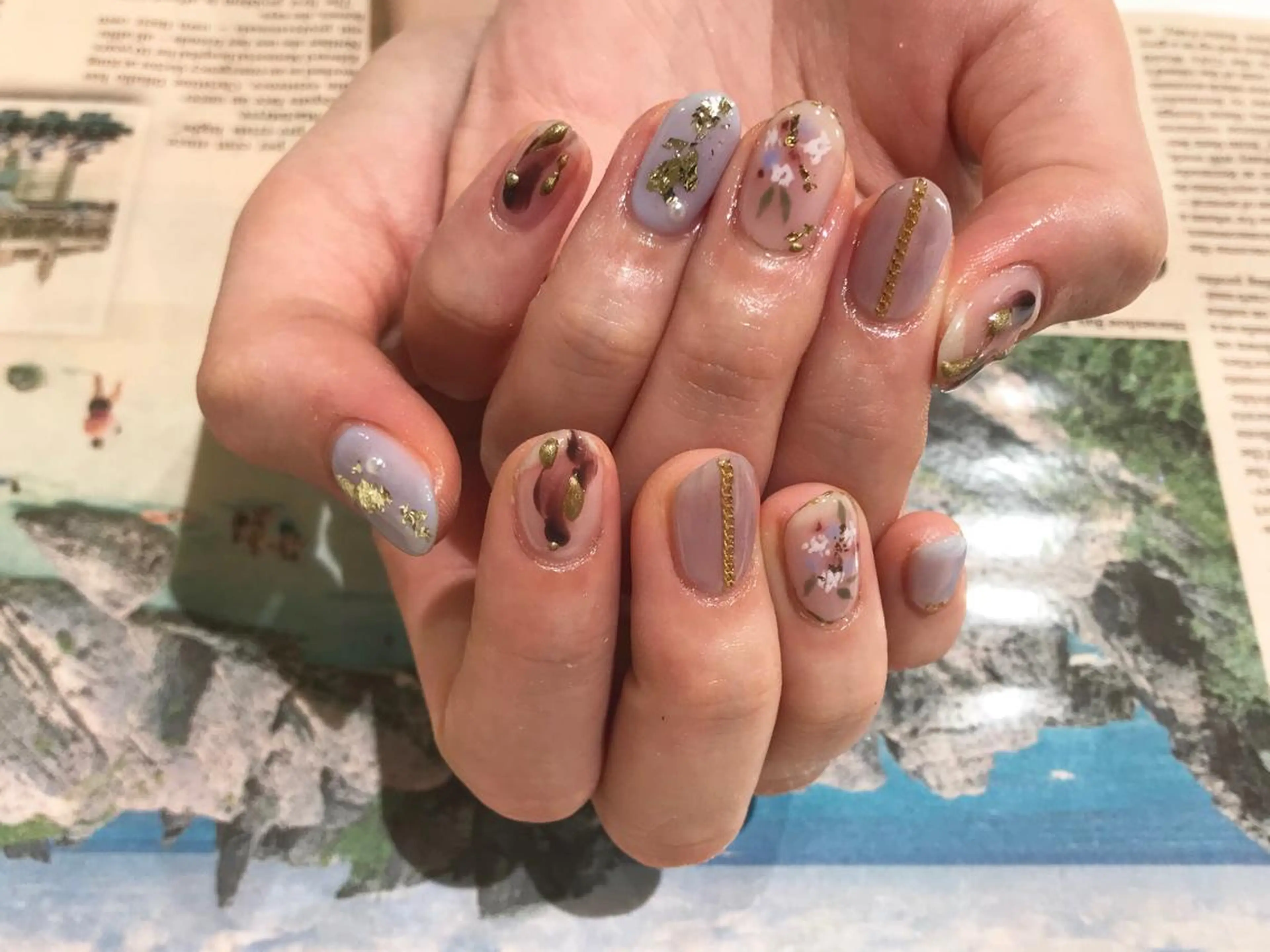 ネイル 舞田 苑香のネイルデザイン