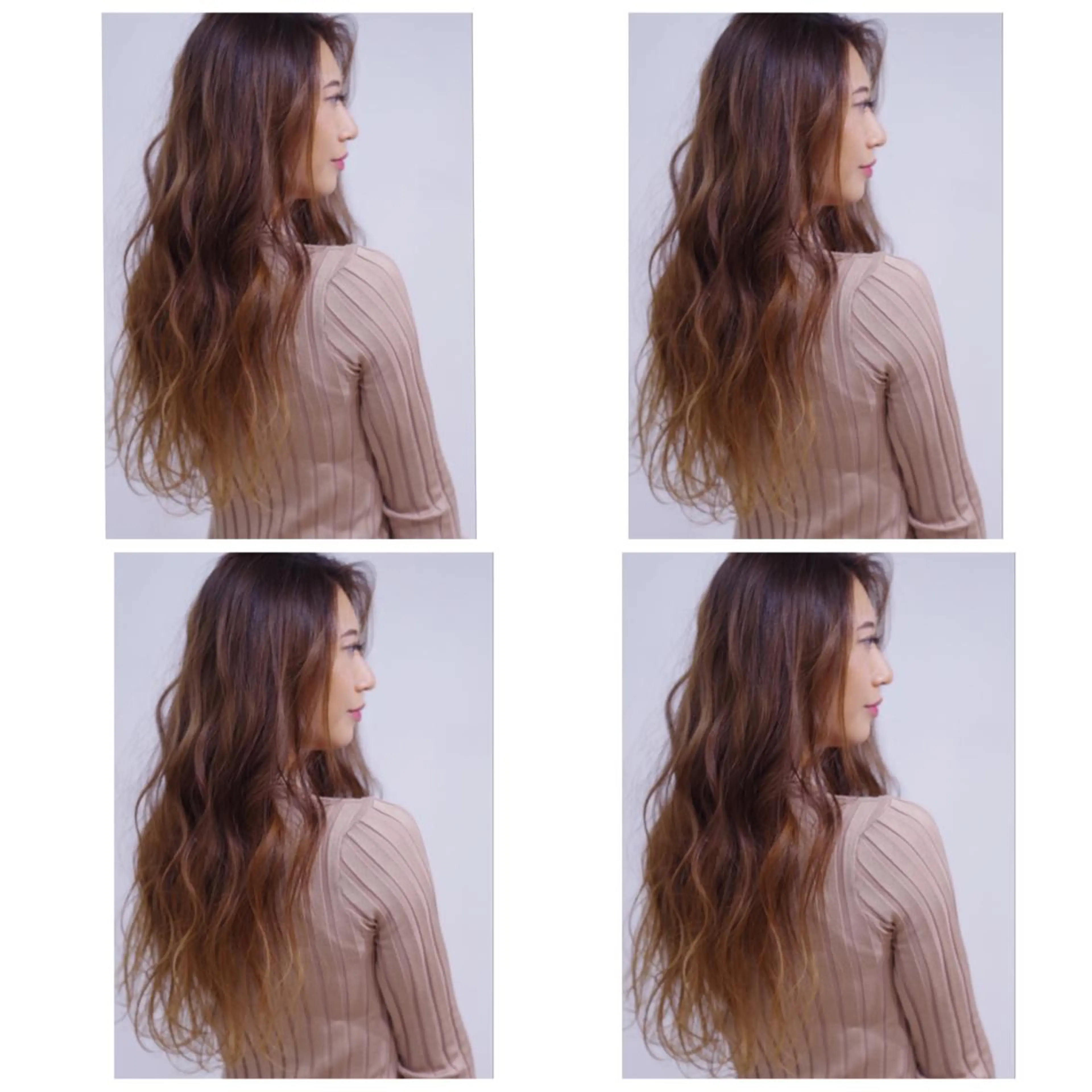 ロング カラー 京都大人女性ショート 徒歩1分/秋山のヘアスタイル