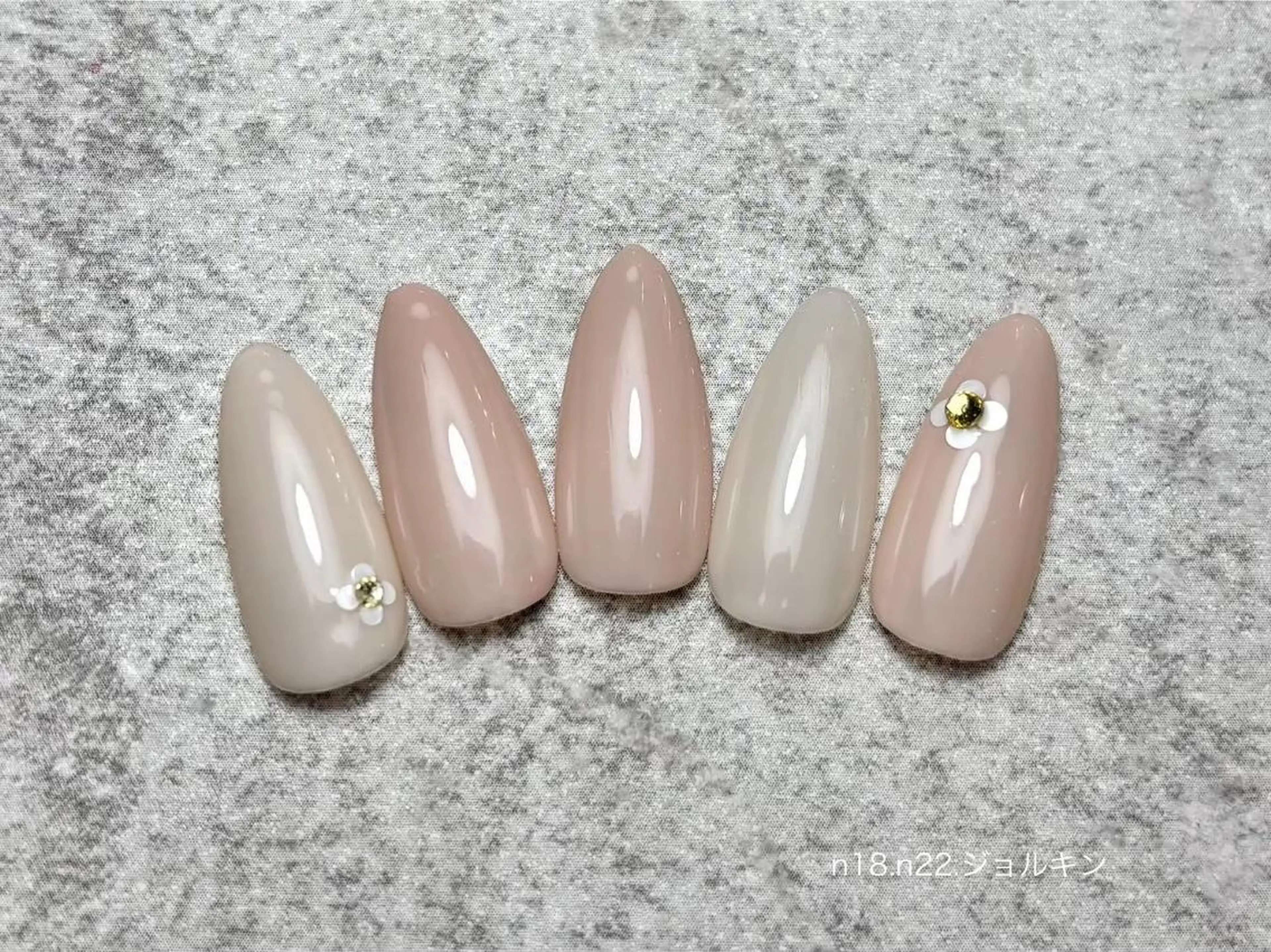 ネイル シンプルネイル ハンドネイル charmant rionのネイルデザイン