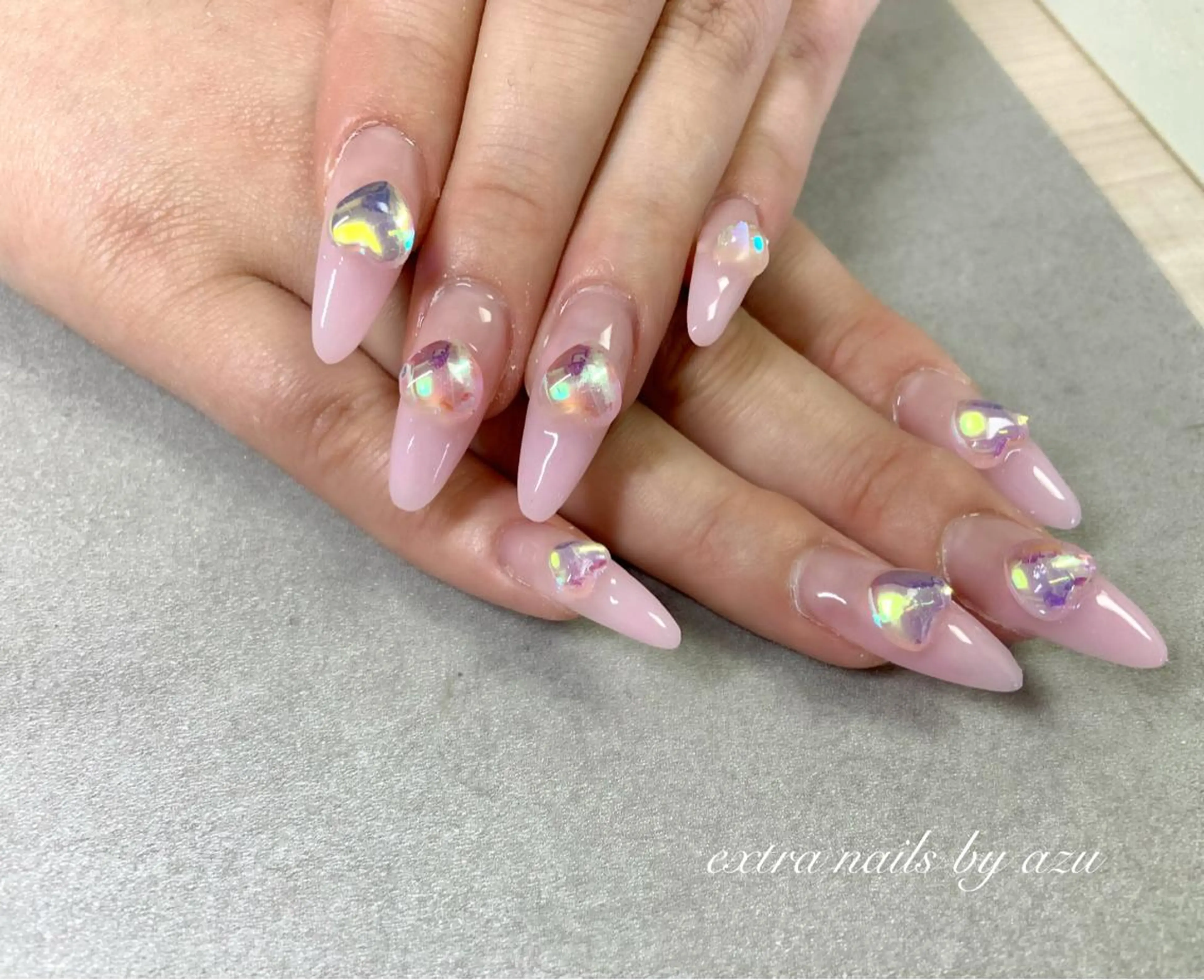 ネイル 持ち込み ハンドネイル extranails ／lemellaのネイルデザイン