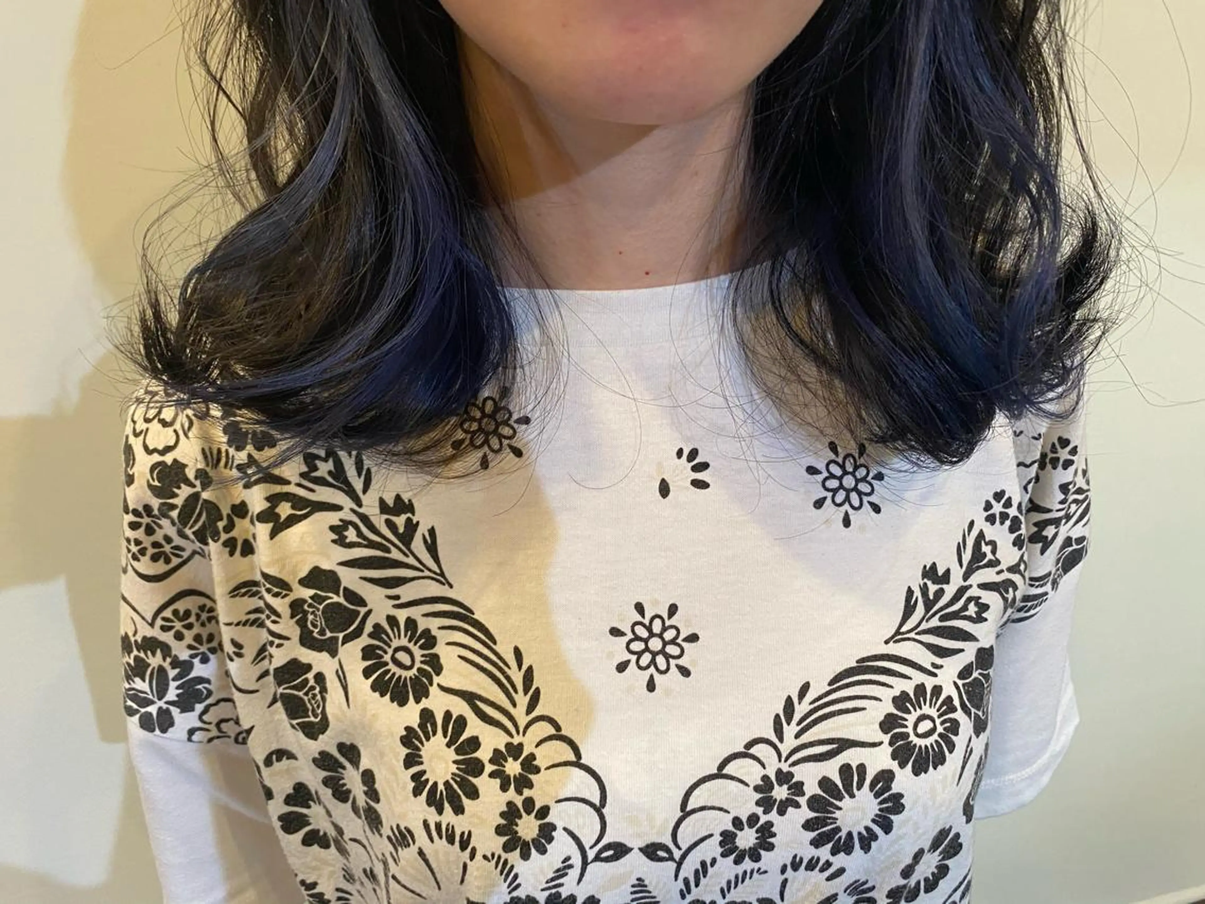 セミロング カラー イヤリングカラー HARUKIMINATO横浜所属・デザインカラー モデル募集🌈のヘアスタイル