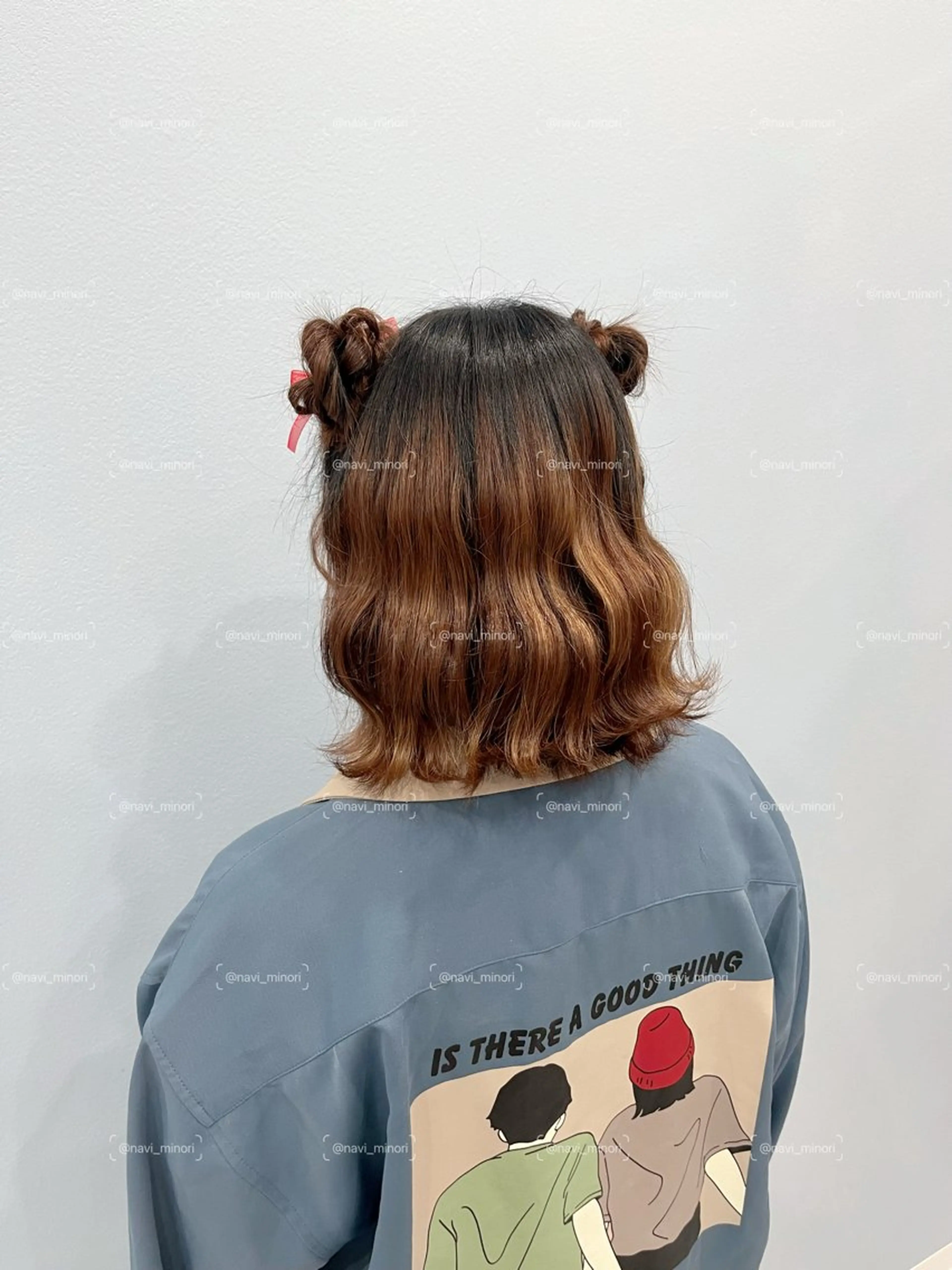 ショート ヘアアレンジ ヘアセット navi minoriのヘアスタイル