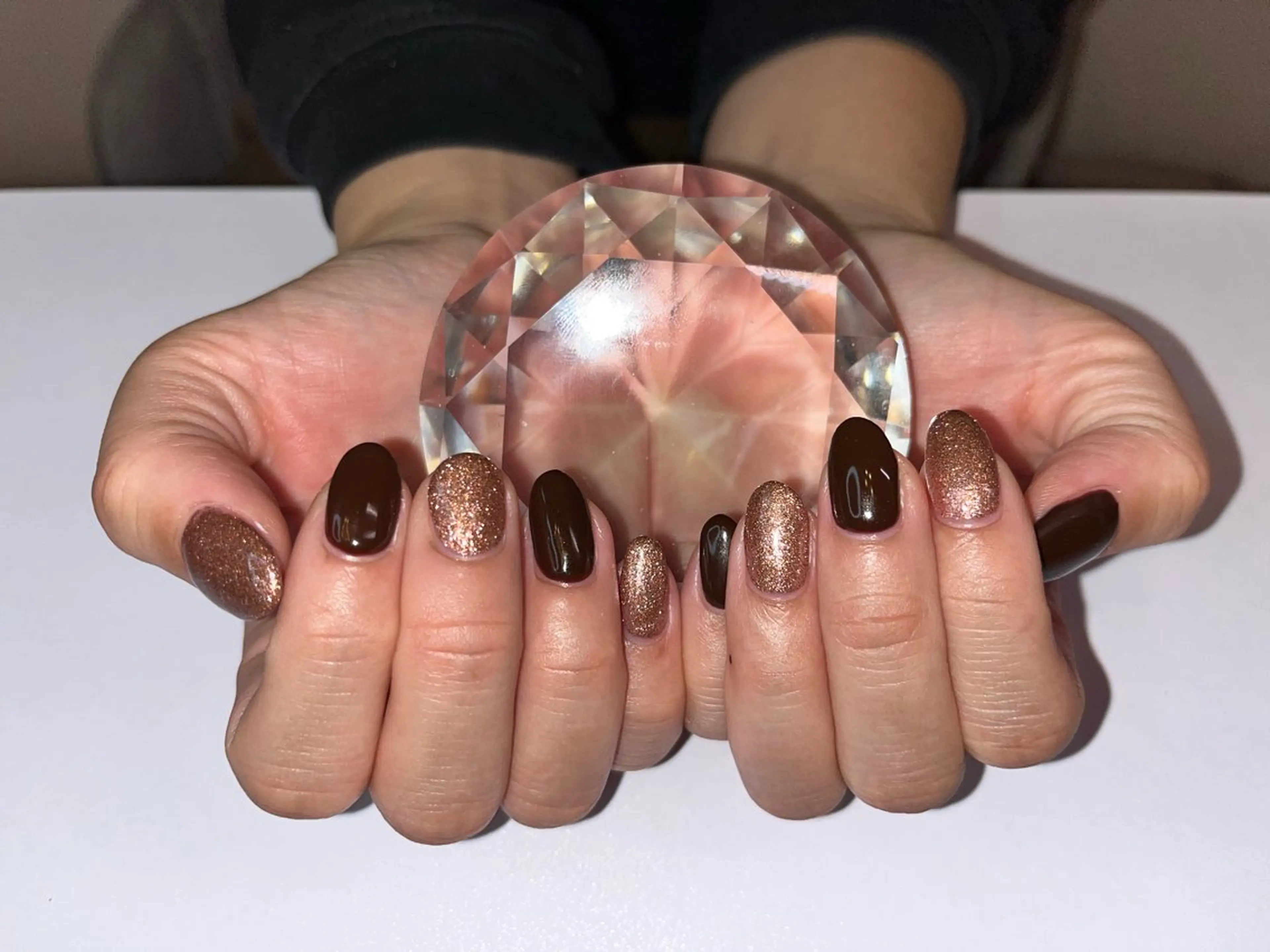 ネイル マグネットネイル ニュアンスネイル オフィスネイル ワンカラーネイル シンプルネイル ハンドネイル プライベートサロン N's Nailのネイルデザイン
