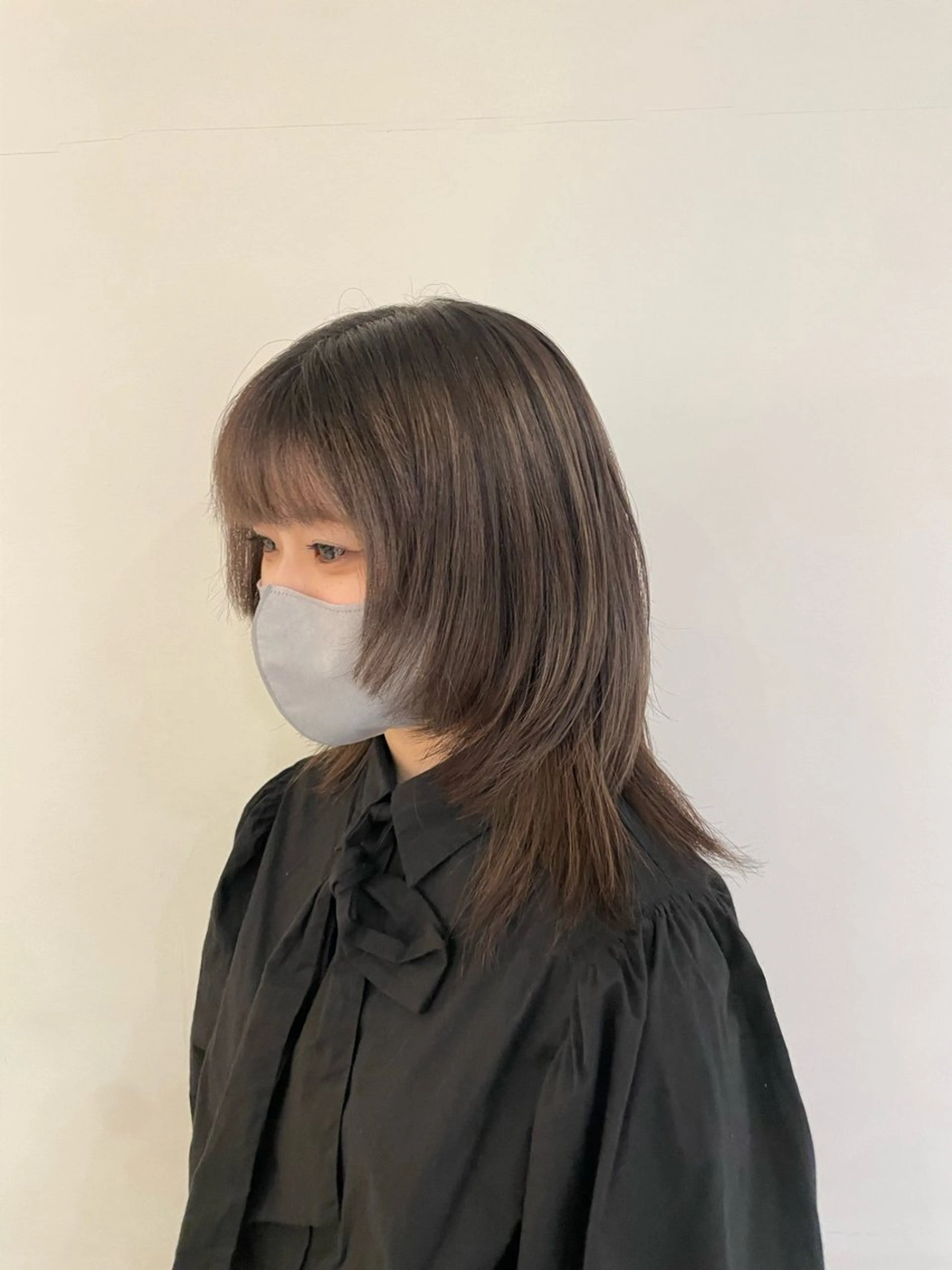 ミディアム ハイレイヤー レイヤーカット ウルフカット ウルフレイヤー ヘッドスパ/カラー 葉月のヘアスタイル