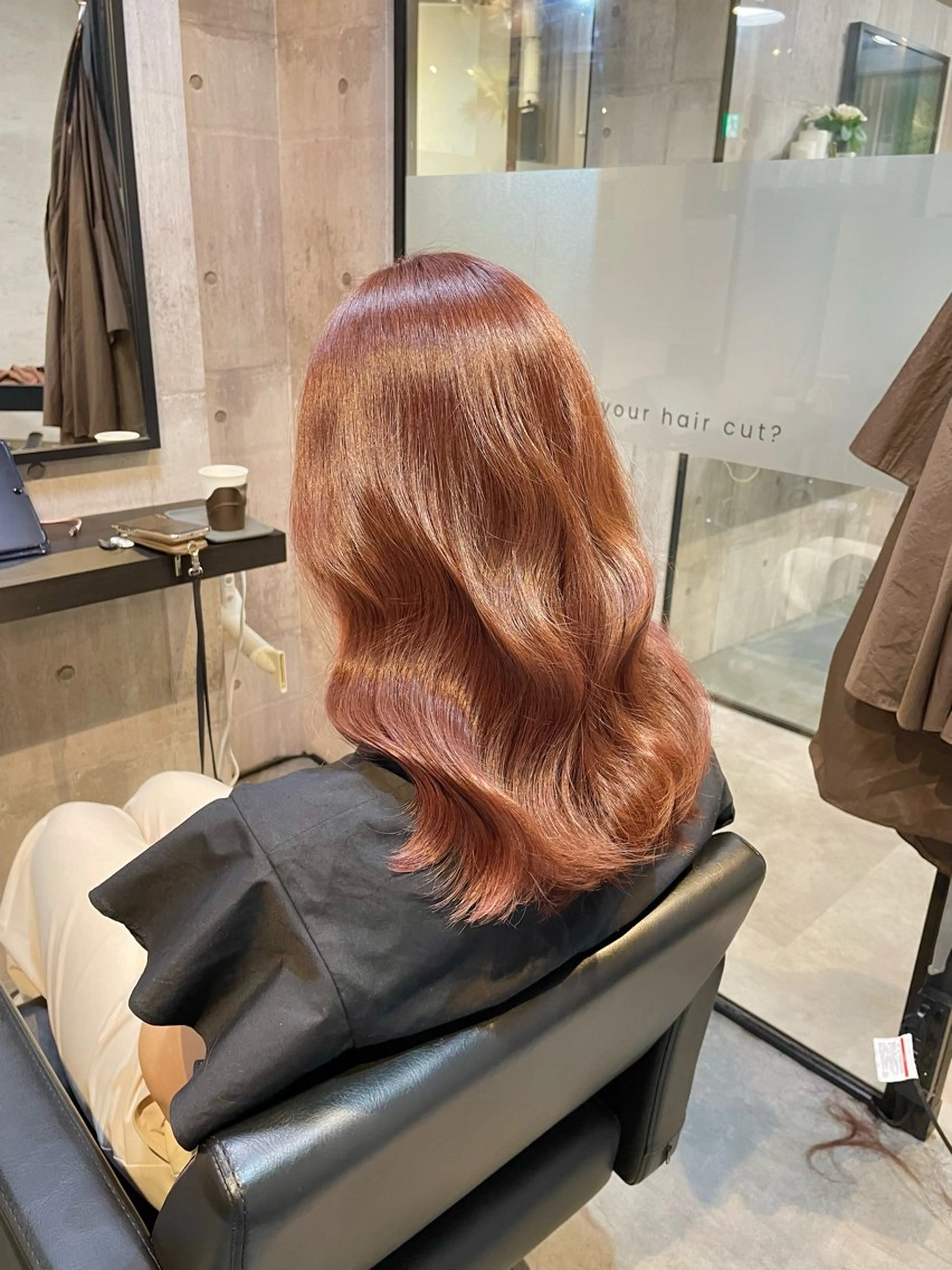 セミロング カラー カット ヘアカラー トリートメント 👑髪質改善カラー 中垣斗希のヘアスタイル