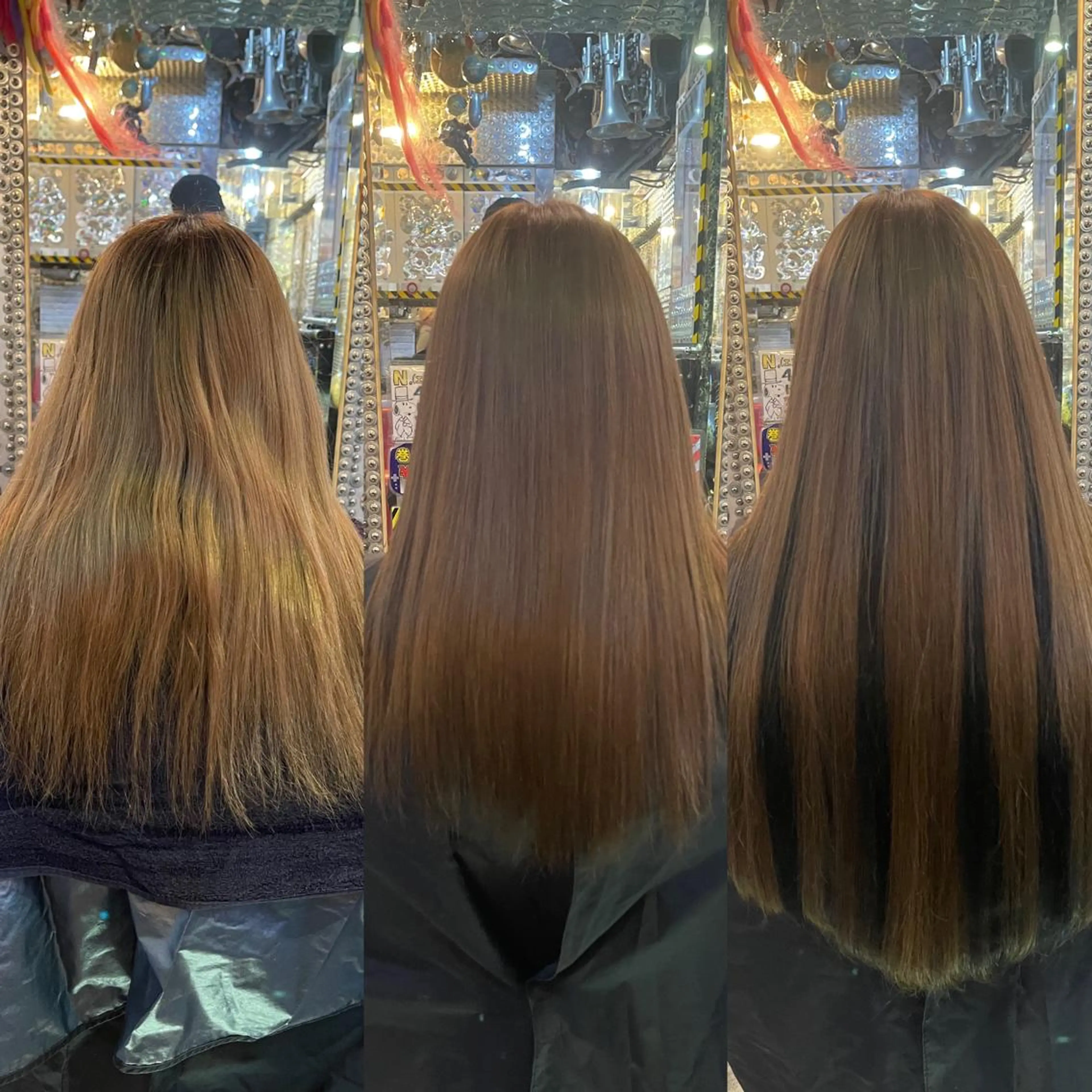 ロング カラー ヘアアレンジ 編み込みエクステ メッシュ エクステ haco+所属・🌈派手髪エクステ ブレイズ🌈ひろとのヘアスタイル