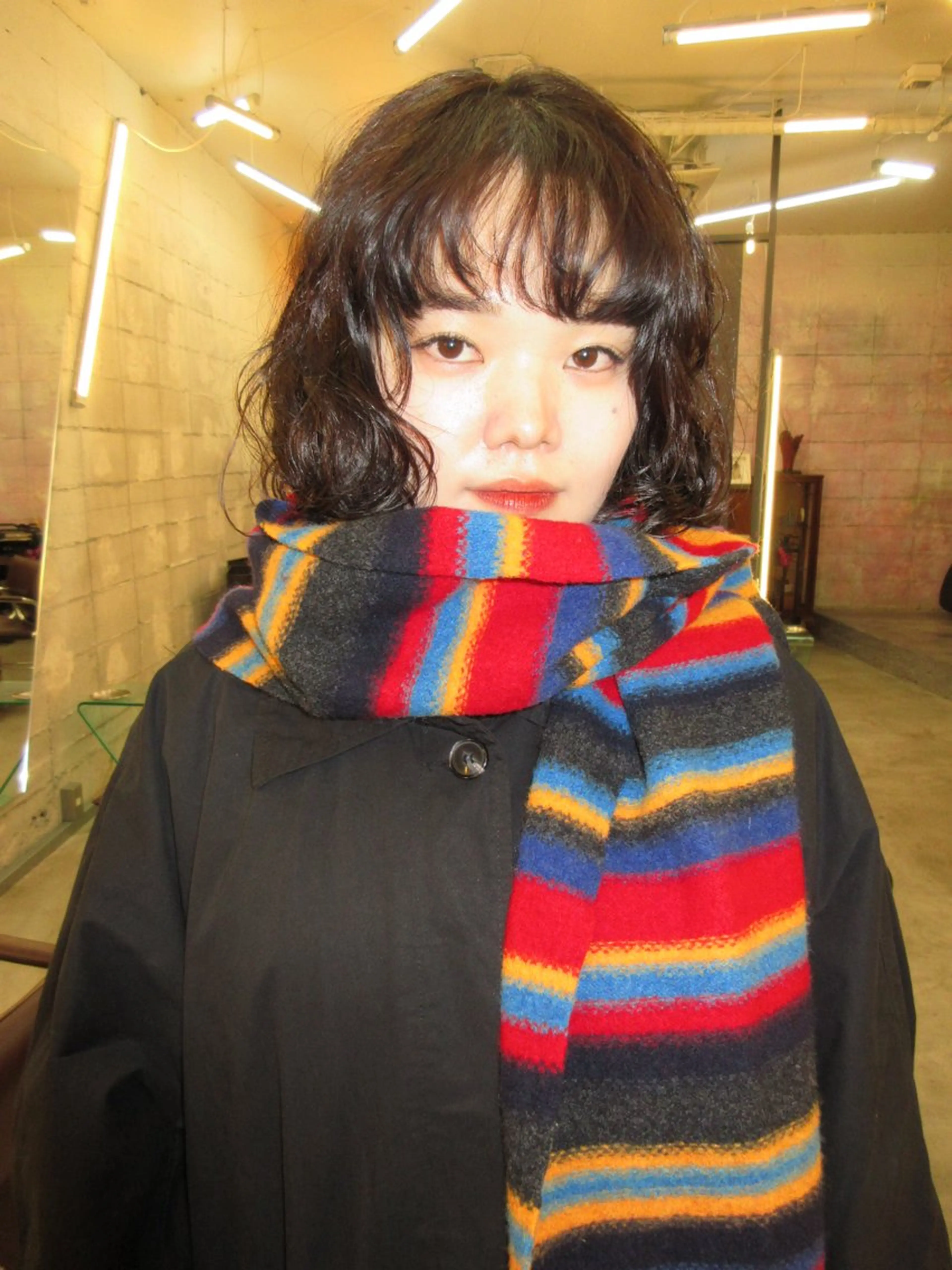 ミディアム カラー ヘアカラー Yaya ヤヤ / HACO+のヘアスタイル