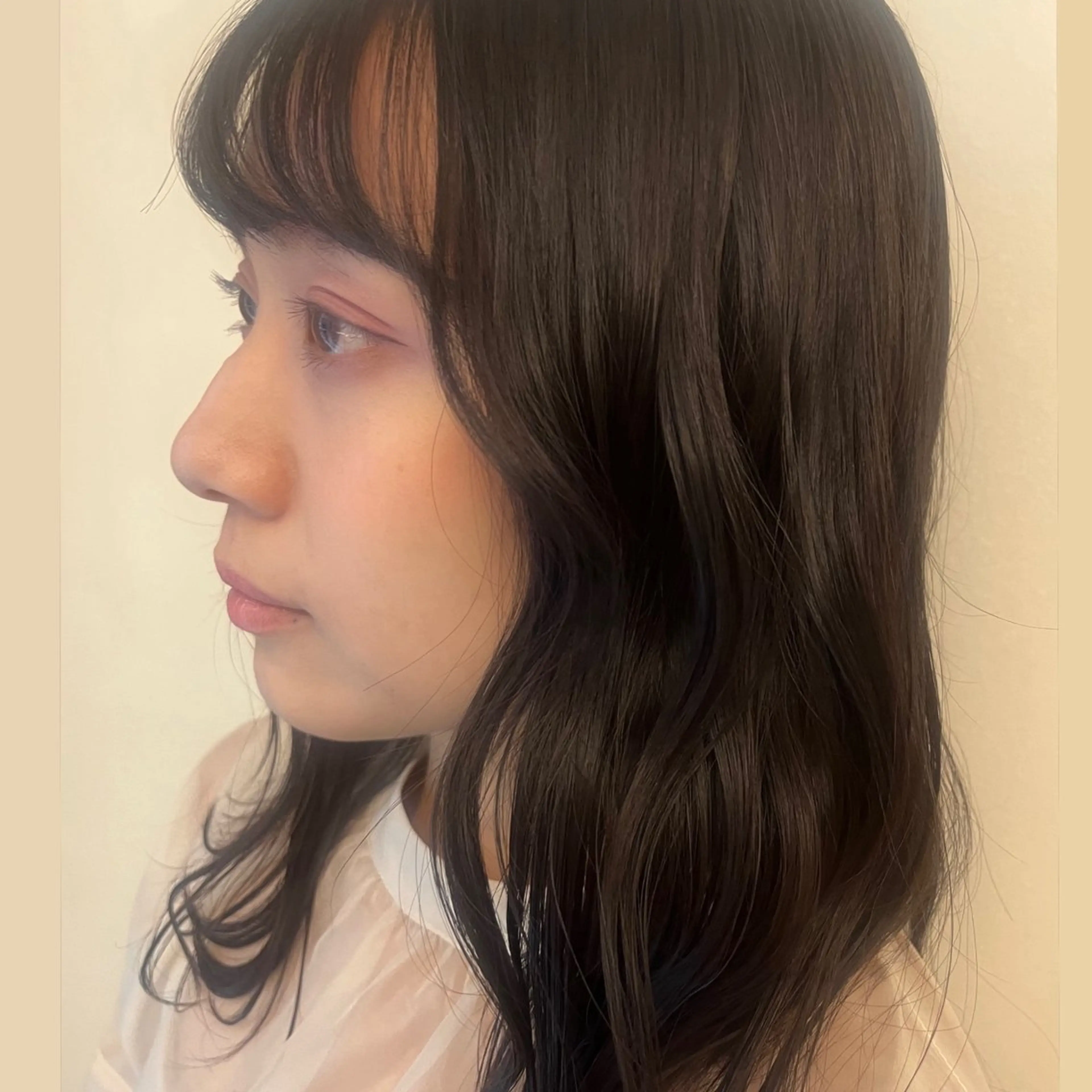 ミディアム カラー 透明感カラー ヘアカラー 🌸韓国風パーマ /銀座🌸いでいあやのヘアスタイル